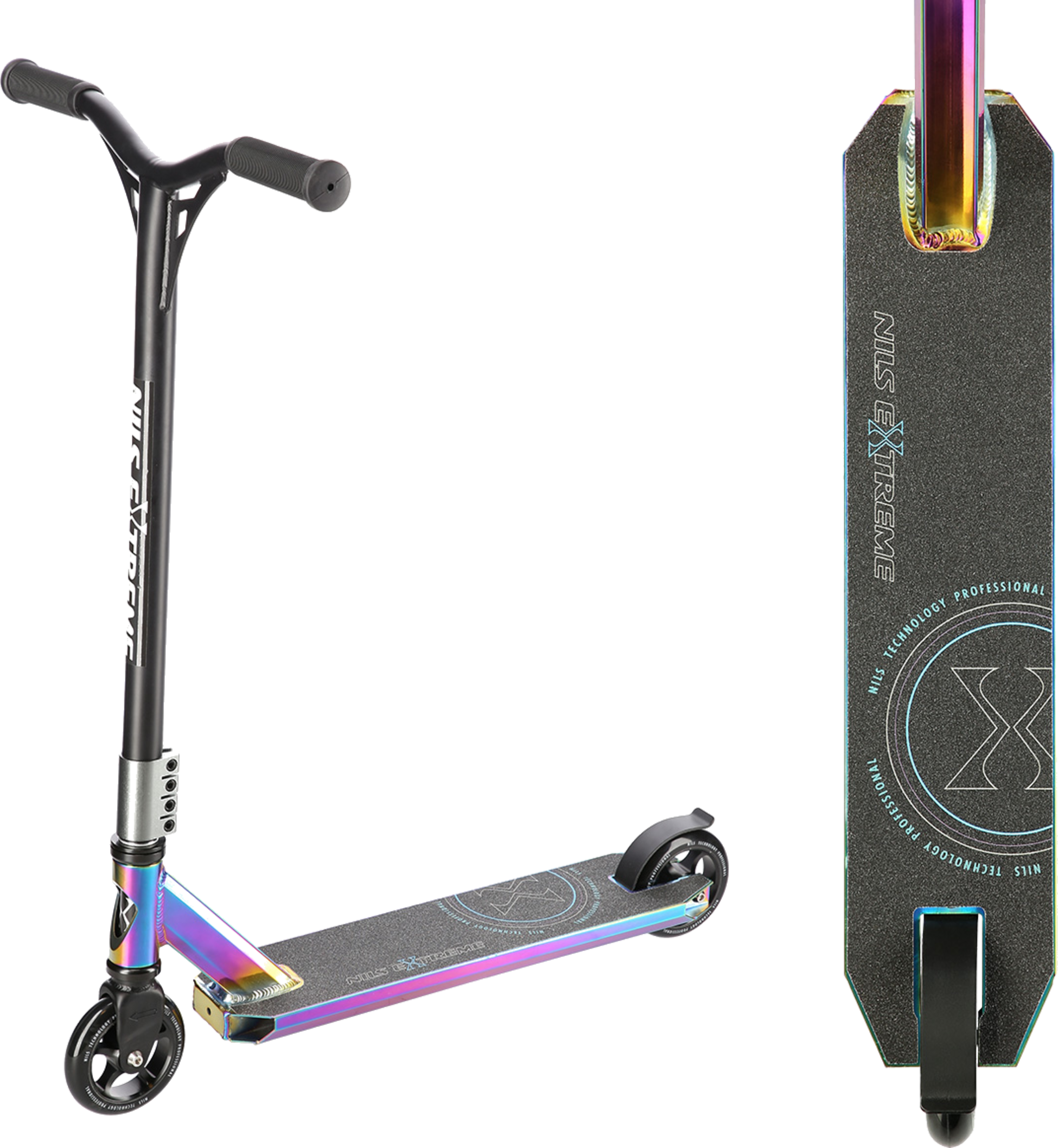 NORTHIX, Neon Stunt Scooter &ndash; Lightweight, Durable Design