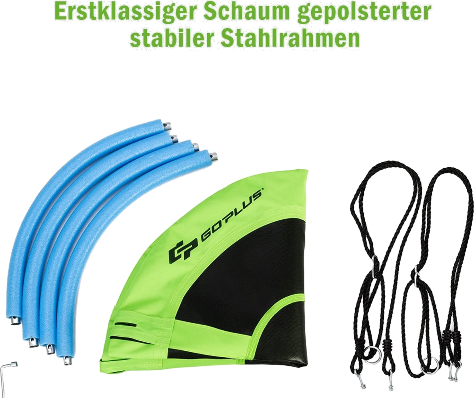 B2X, Nest Swing Garden Swing Outdoor Children's Swing Up To 150 Kg Colored/green-green