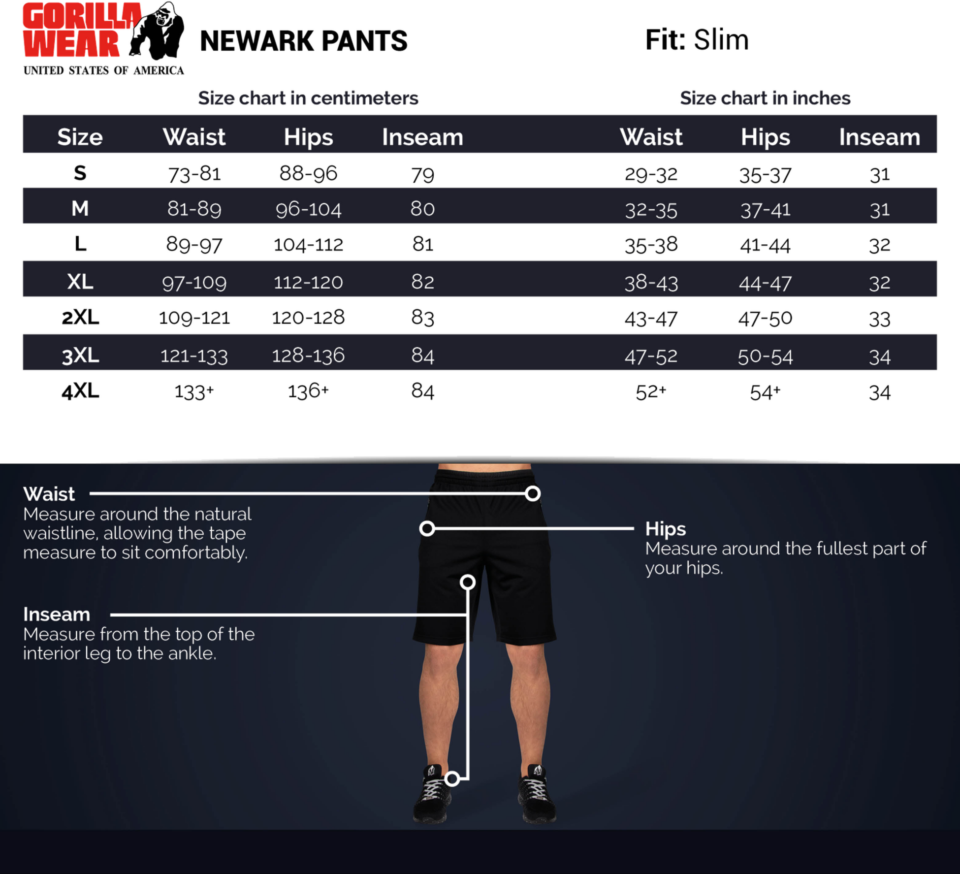 GORILLA WEAR, Newark Pants