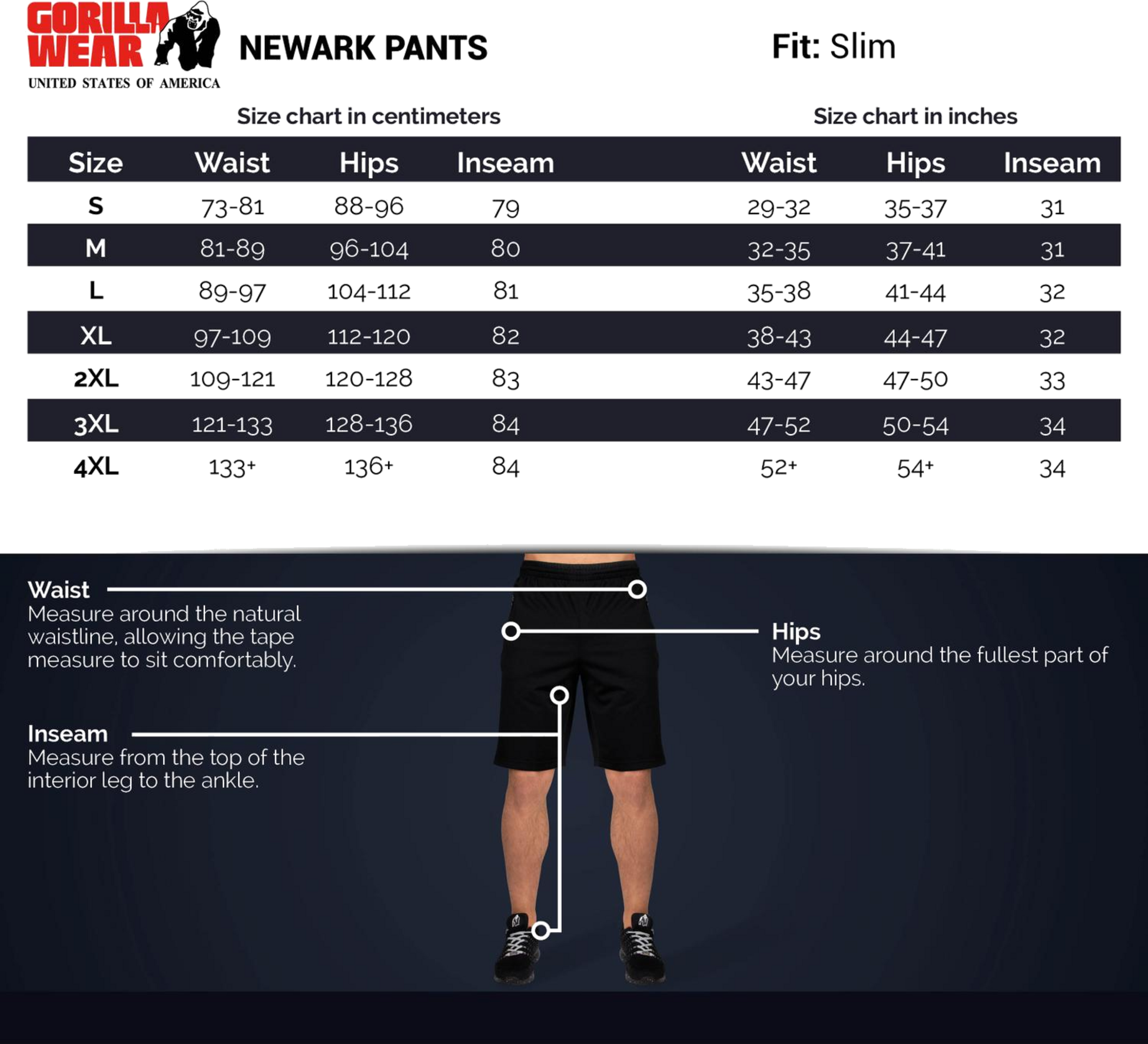 GORILLA WEAR, Newark Pants