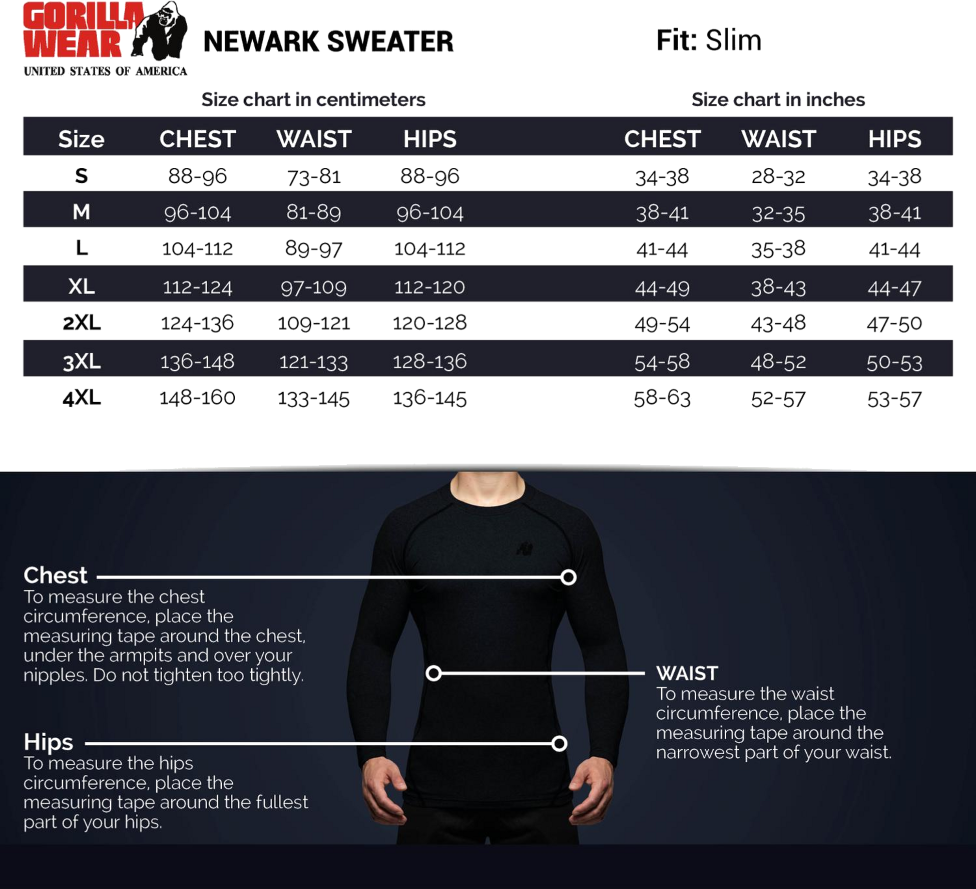 GORILLA WEAR, Newark Sweater