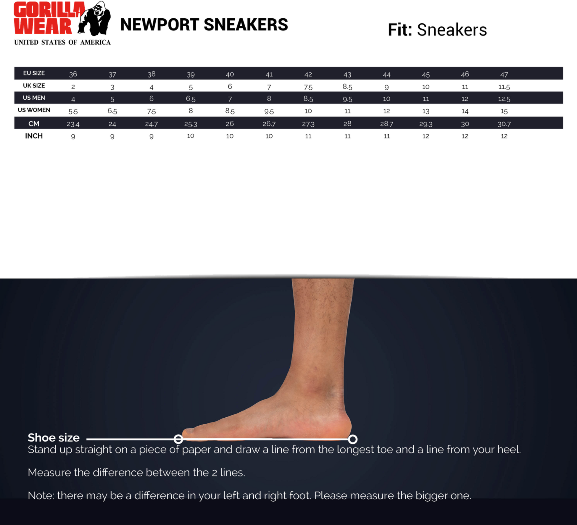 GORILLA WEAR, Newport Sneakers