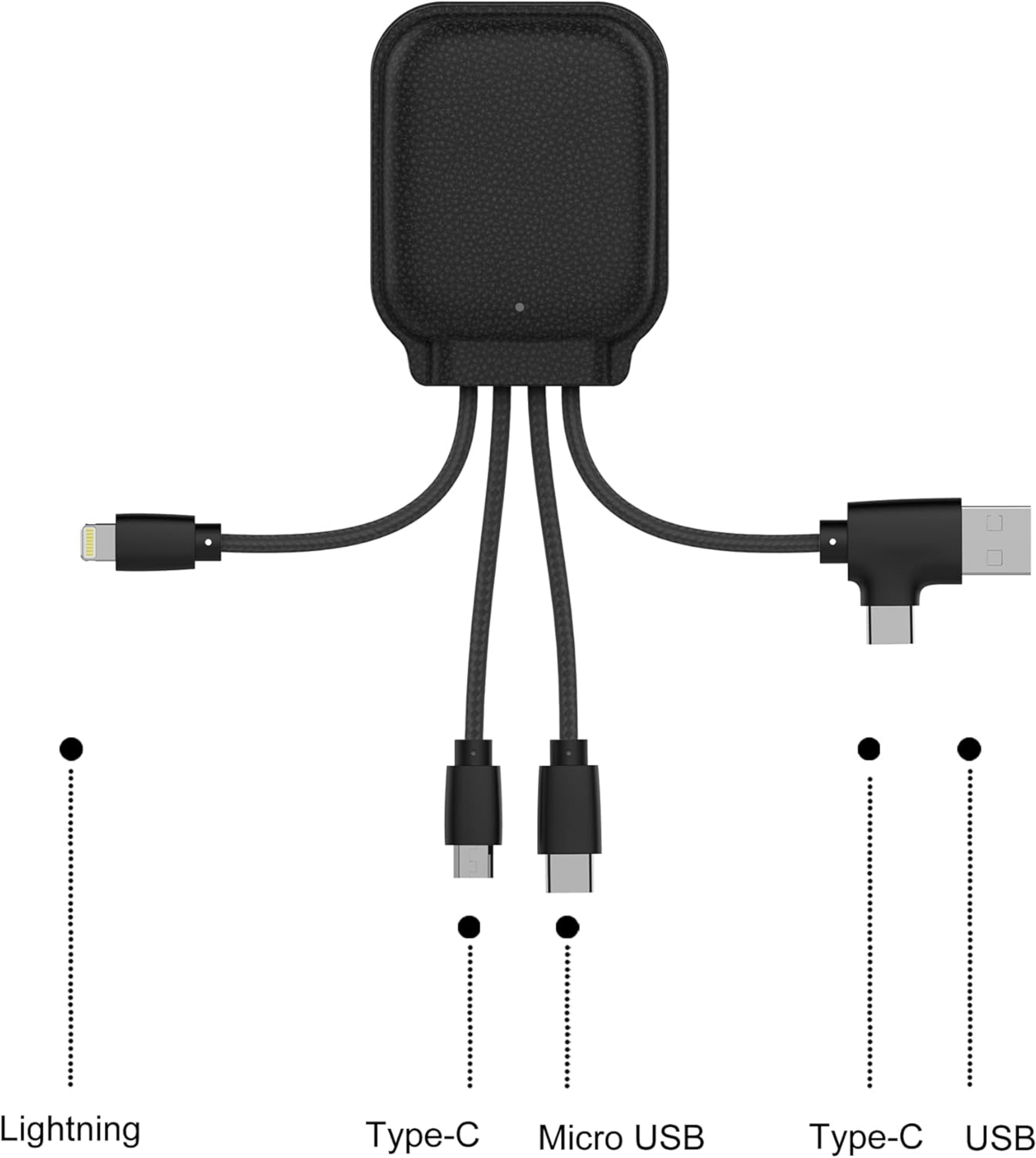 XOOPAR, Nfc-laddningskabel - 3000 Mah Externt Batteri Multi Usb - In&eacute; Gamma