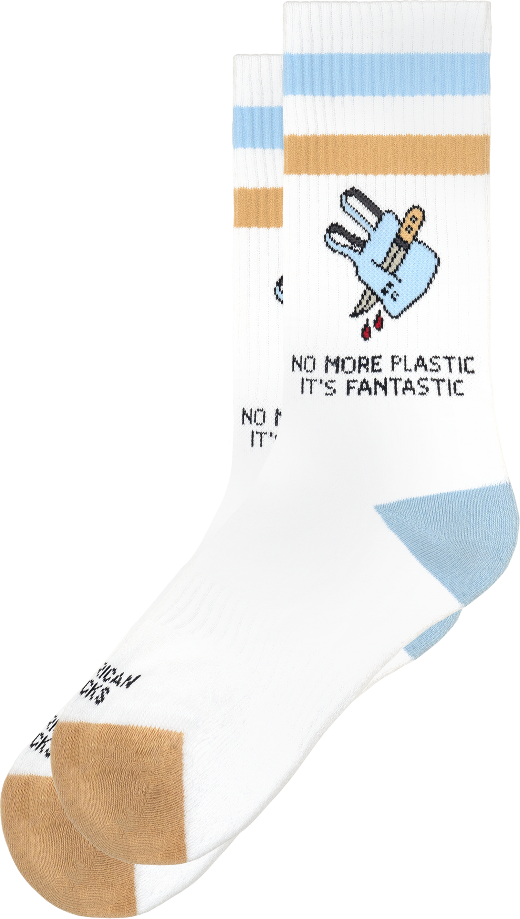 AMERICAN SOCKS, No More Plastic - Mid High