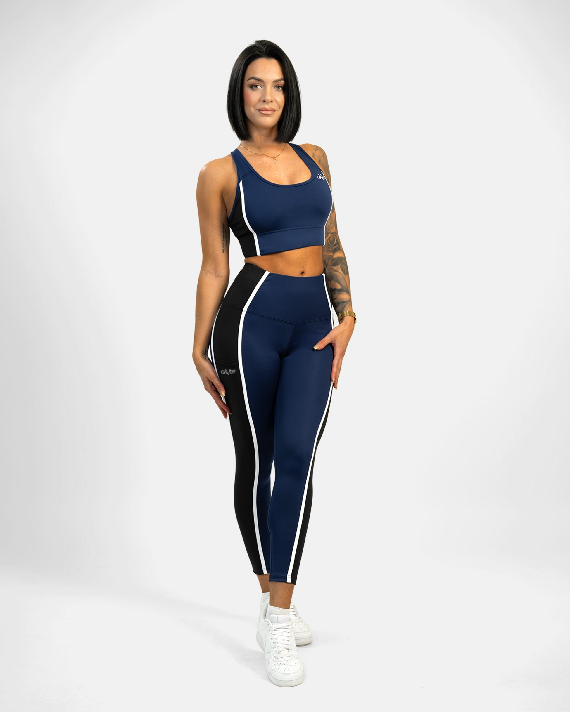 GAVELO, Noble Chic Navy Black Tights