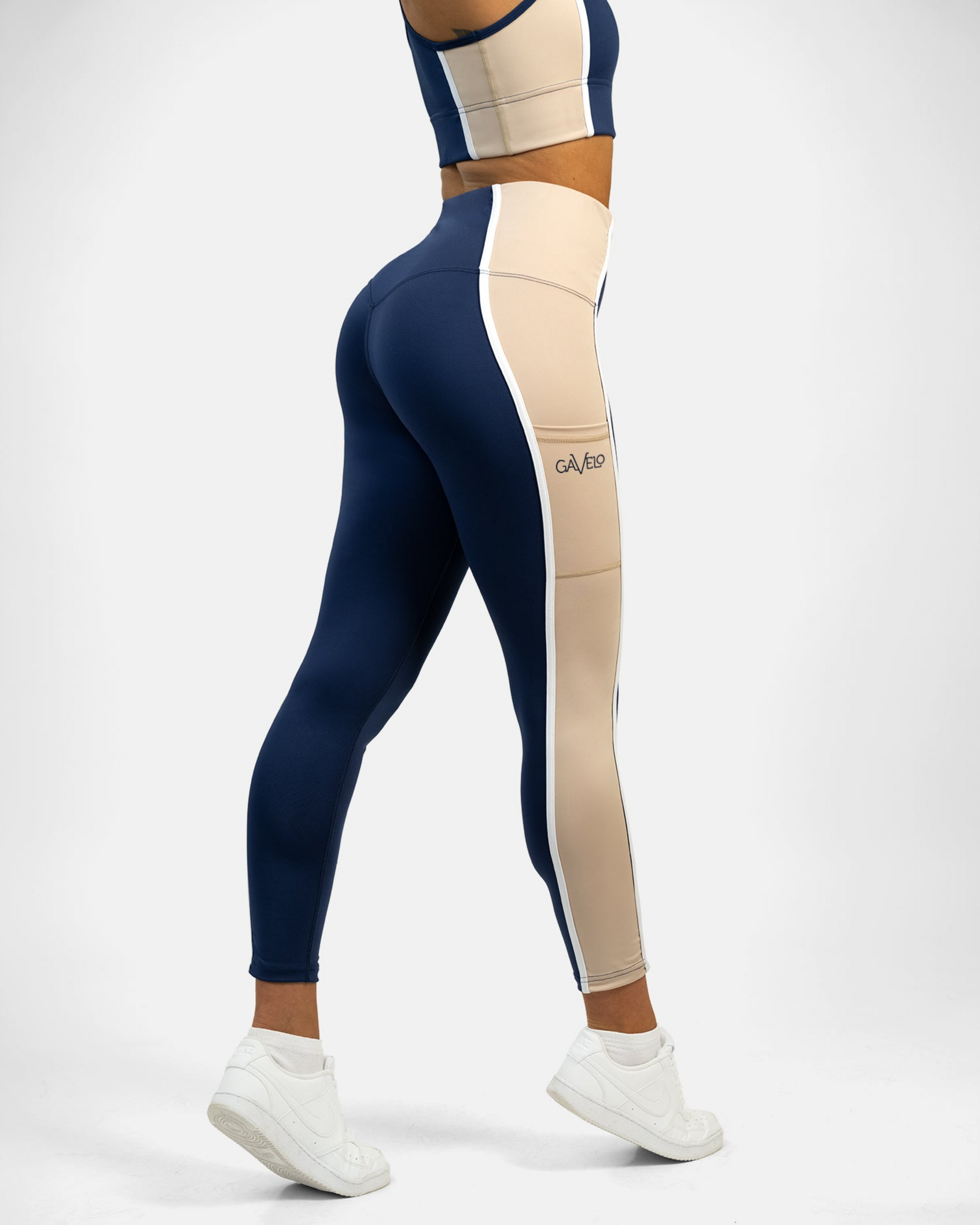 GAVELO, Noble Chic Navy Sand Tights