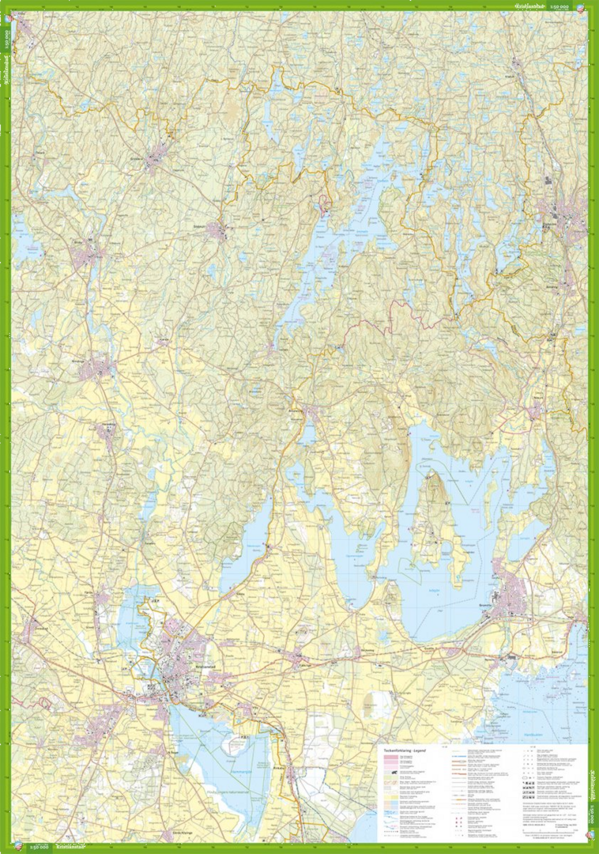 CALAZO, Nord&ouml;stra Sk&aring;ne 1:50.000