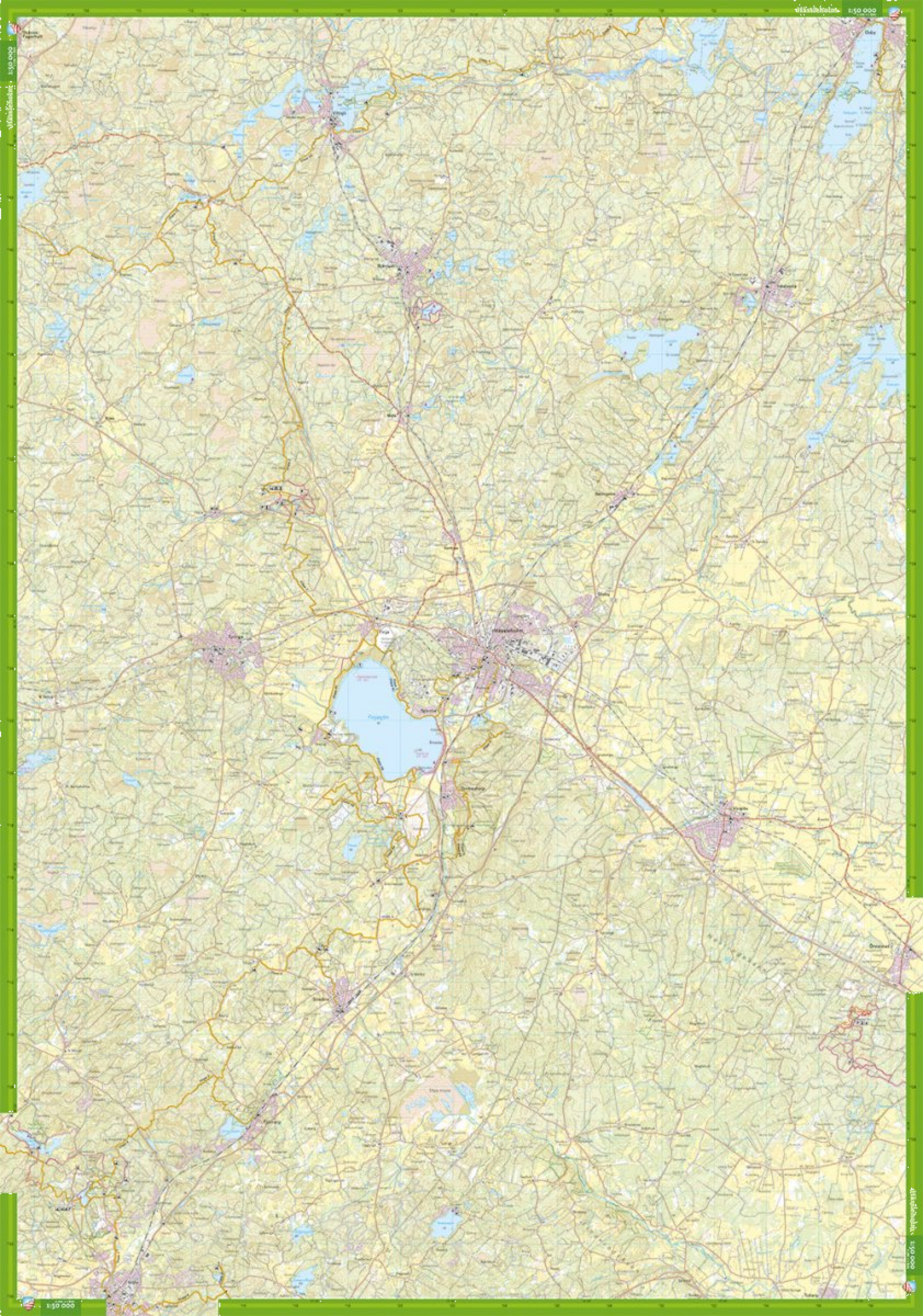 CALAZO, Nord&ouml;stra Sk&aring;ne 1:50.000