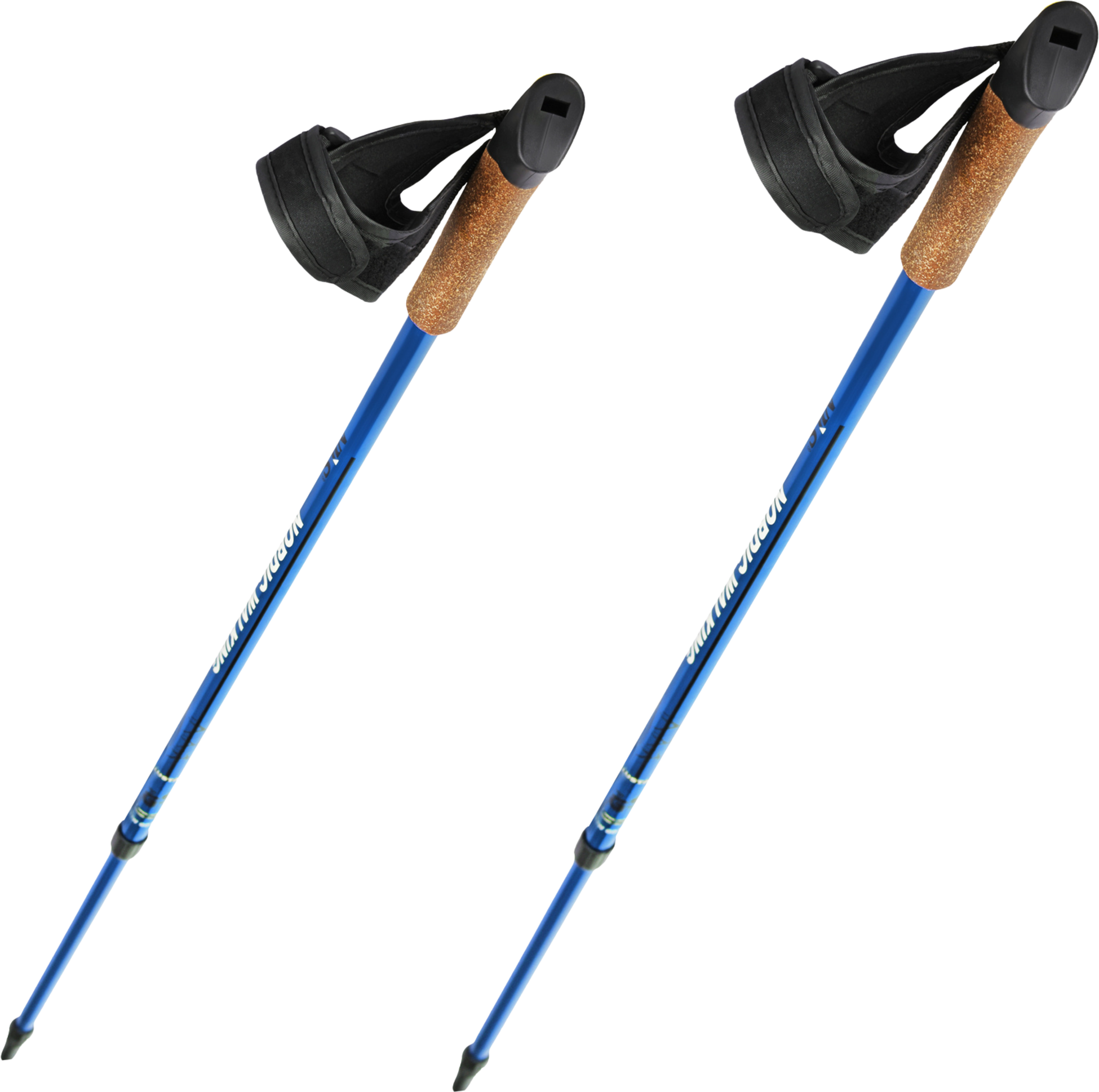 NORTHIX, Nordic Walking Poles, Adjustable, Blue