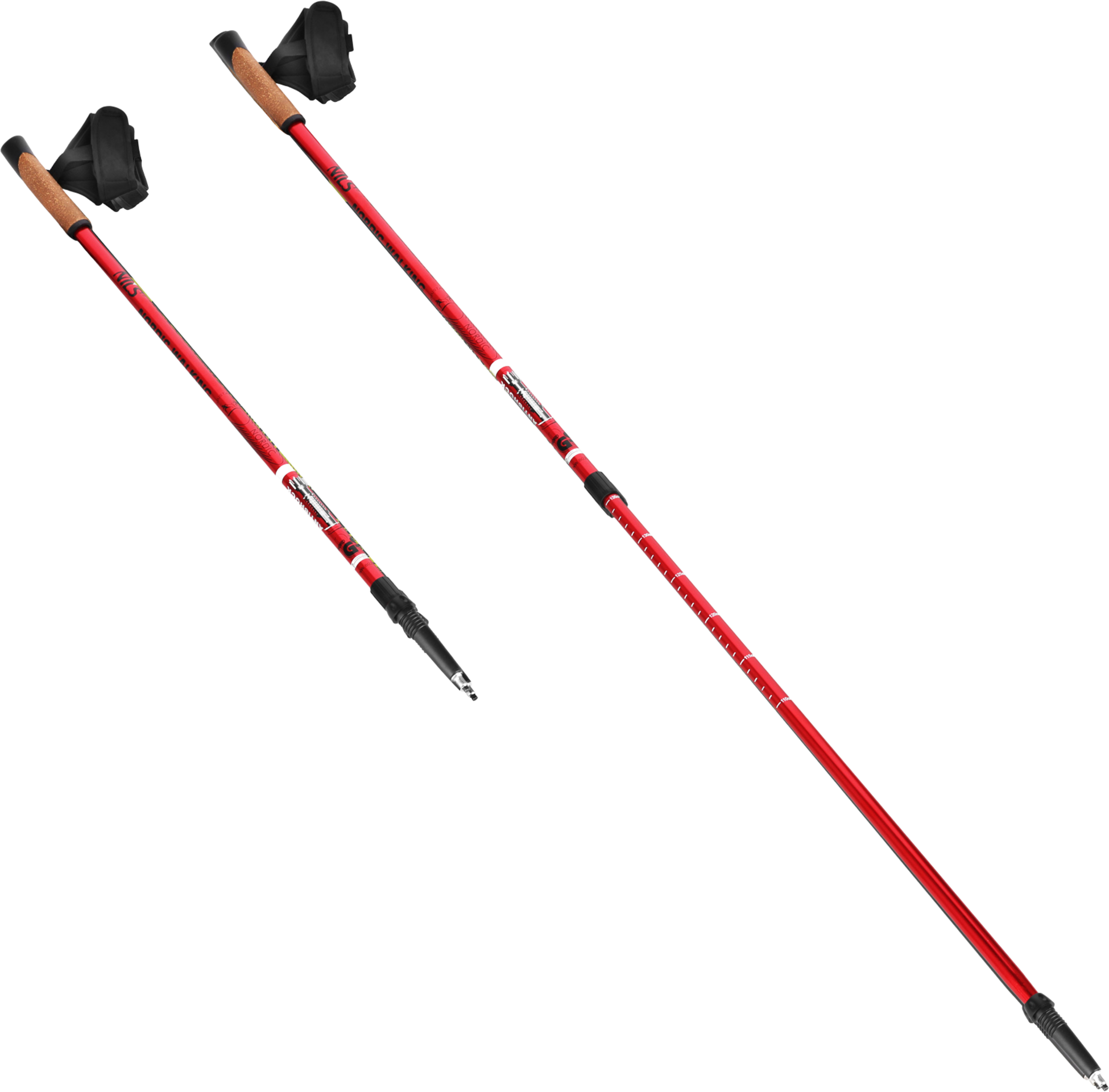 NORTHIX, Nordic Walking Poles, Adjustable, Lightweight
