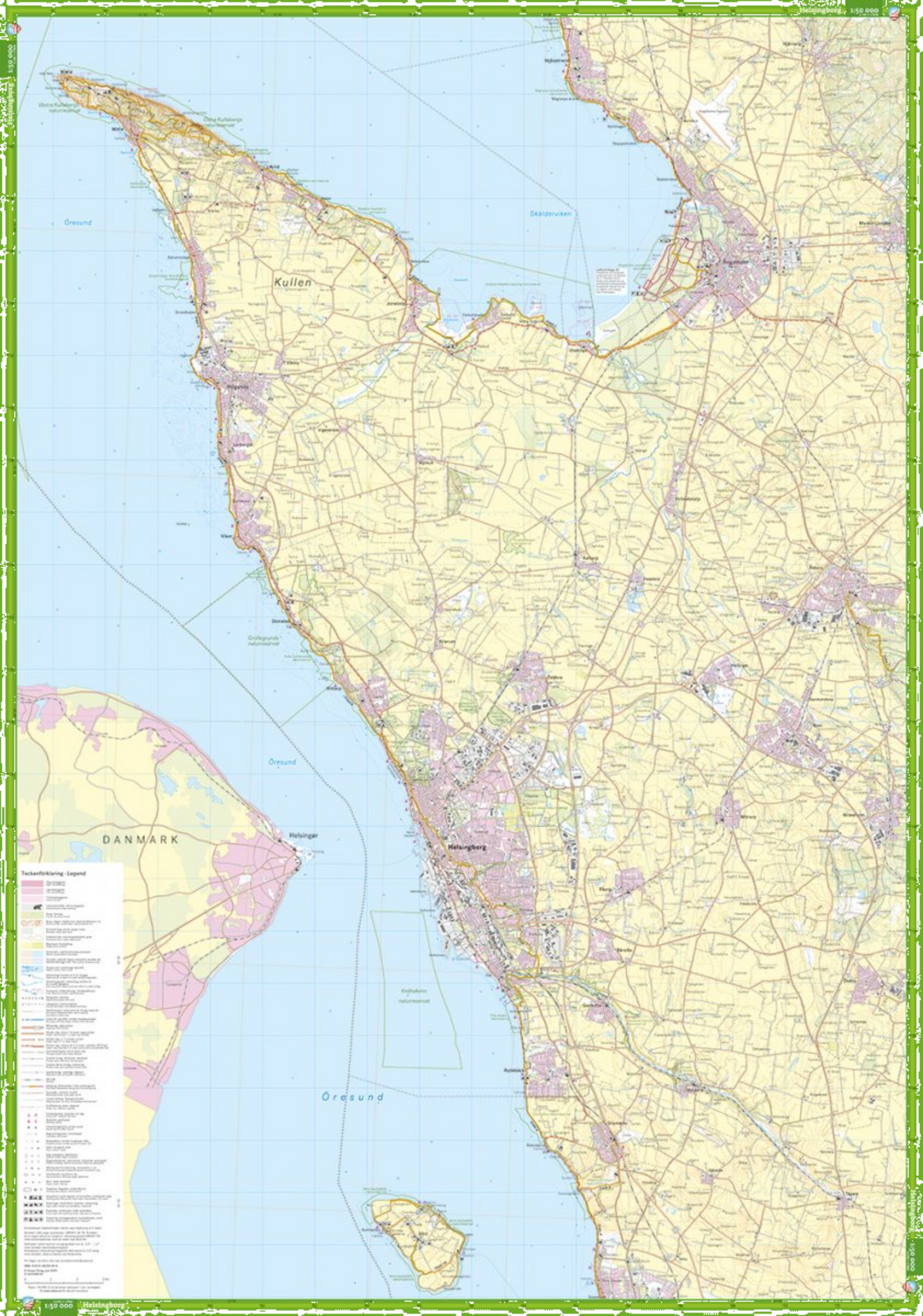 CALAZO, Nordvästra Skåne 1:50.000