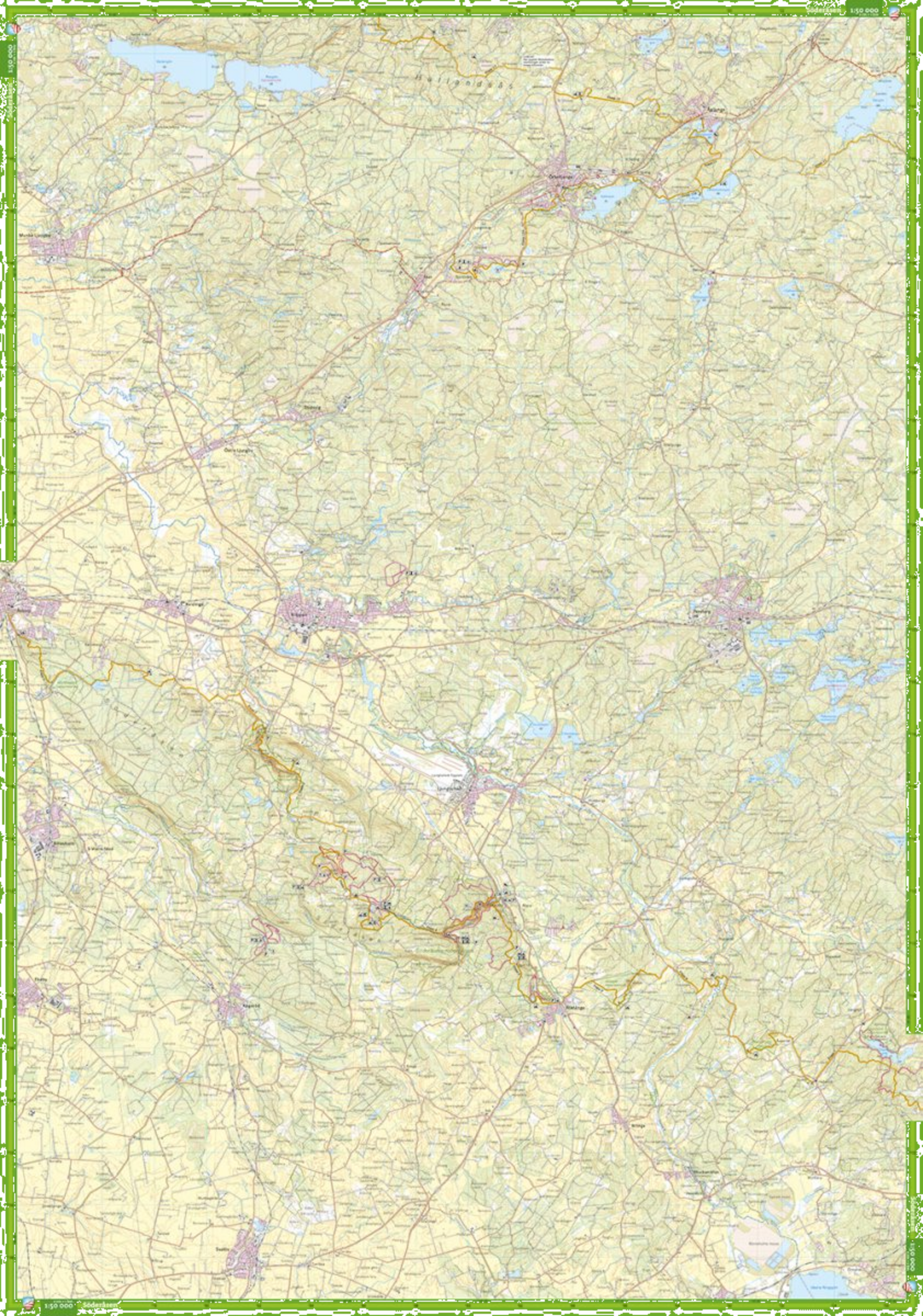 CALAZO, Nordvästra Skåne 1:50.000