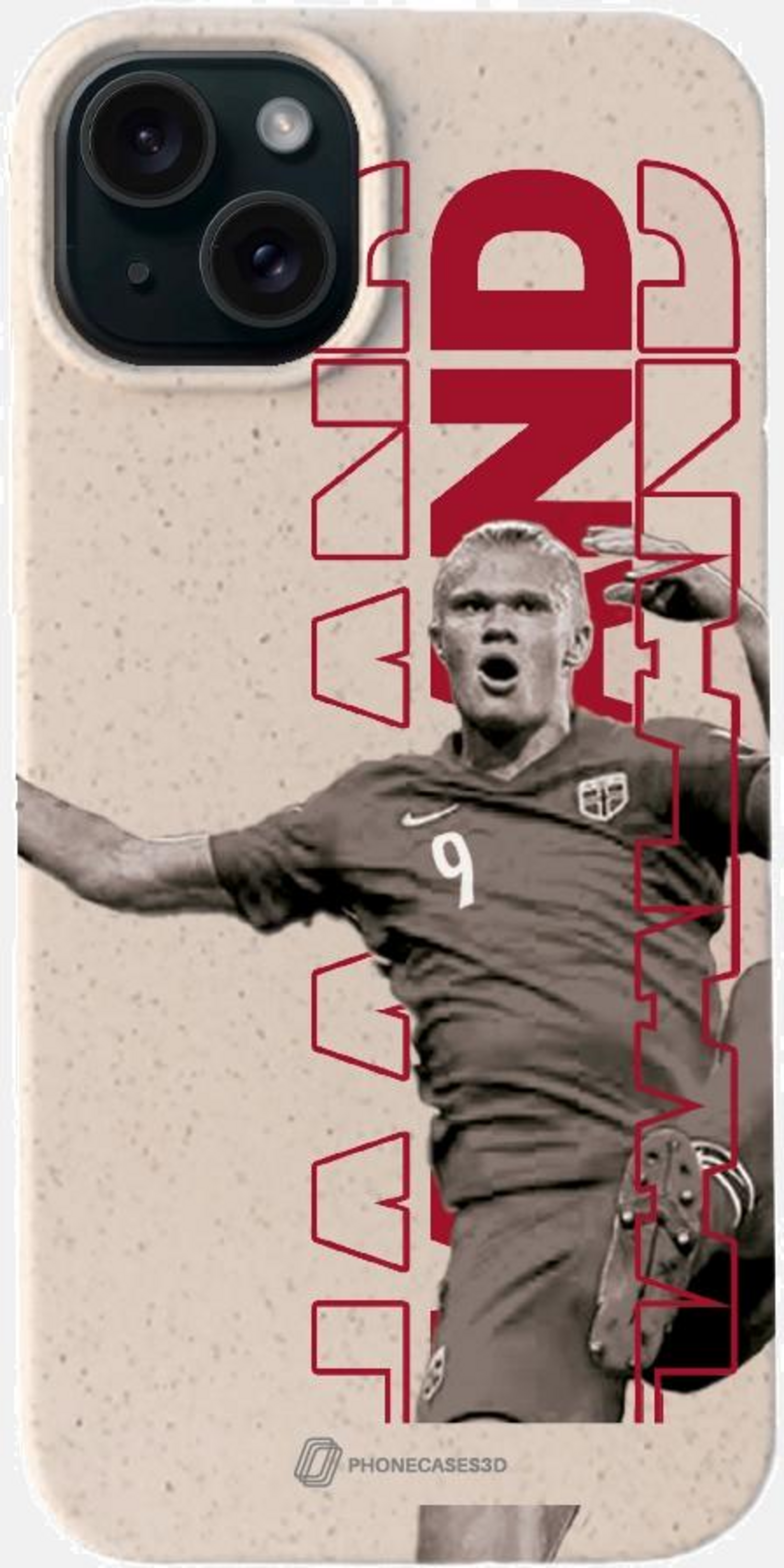 PHONECASES3D, Norges Fotballforbund Official Compostable Phone Case Design Haaland 36