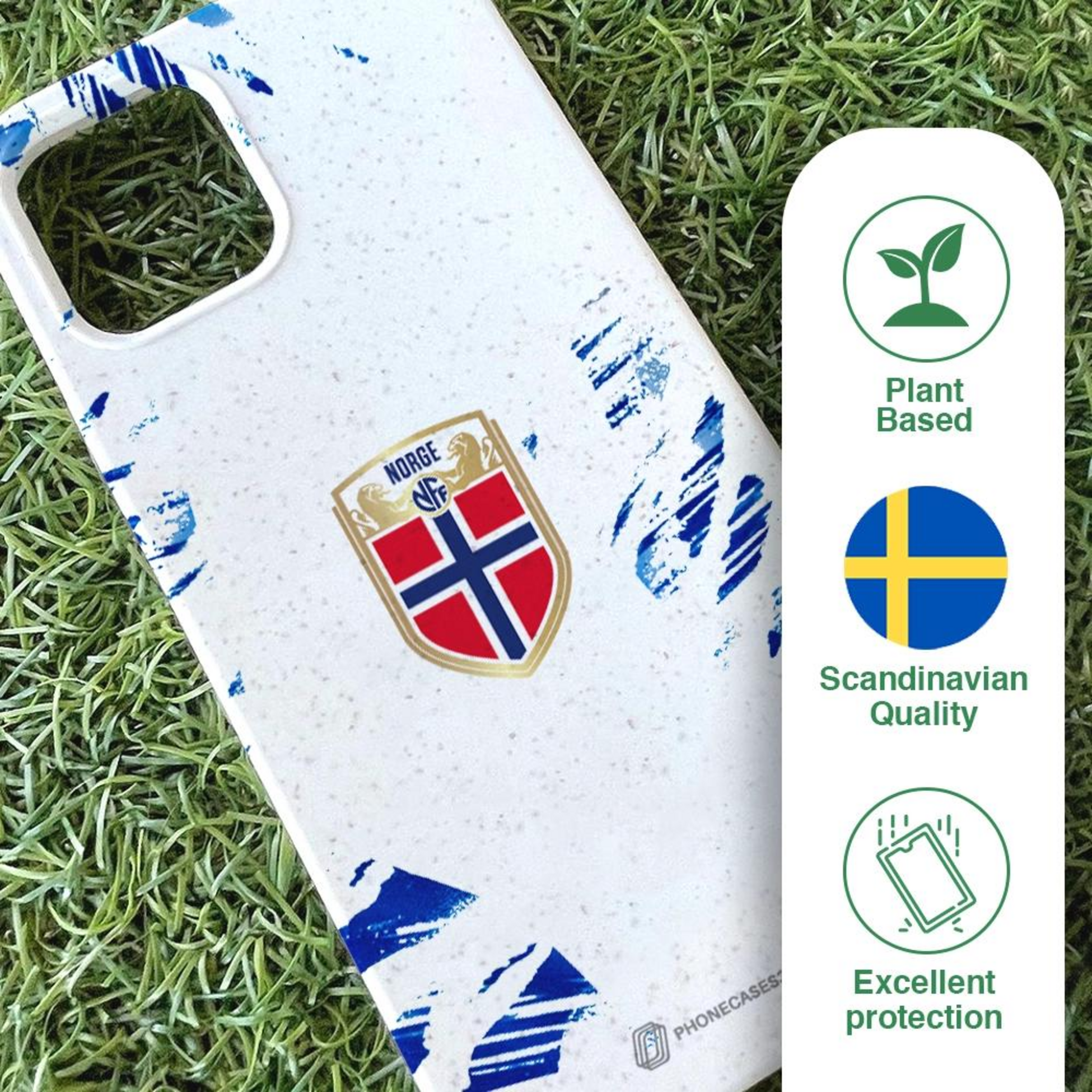 PHONECASES3D, Norges Fotballforbund Official Phone Case Made With Fibriva&trade; Design 140