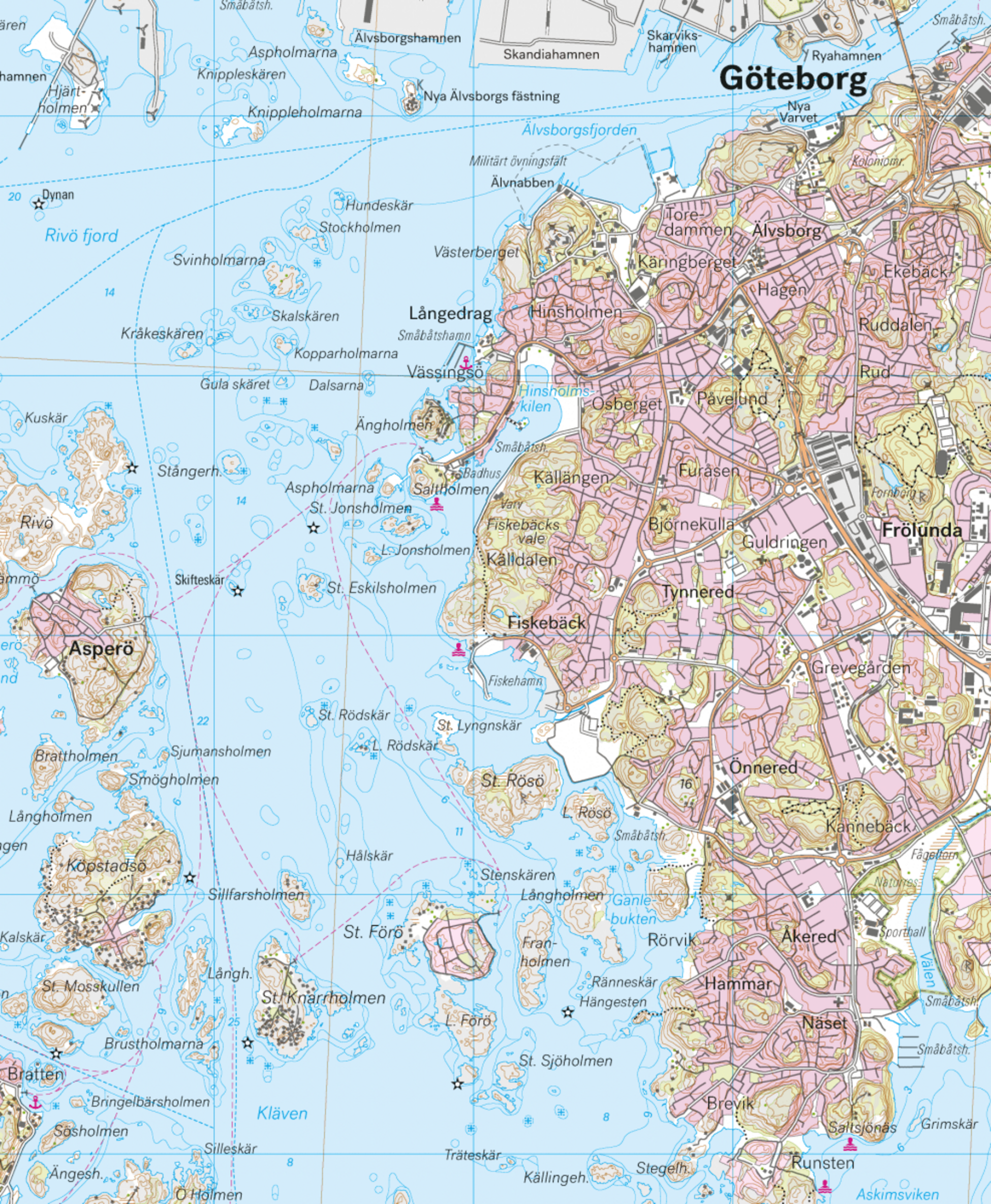 CALAZO, Norra Göteborg 1:50.000