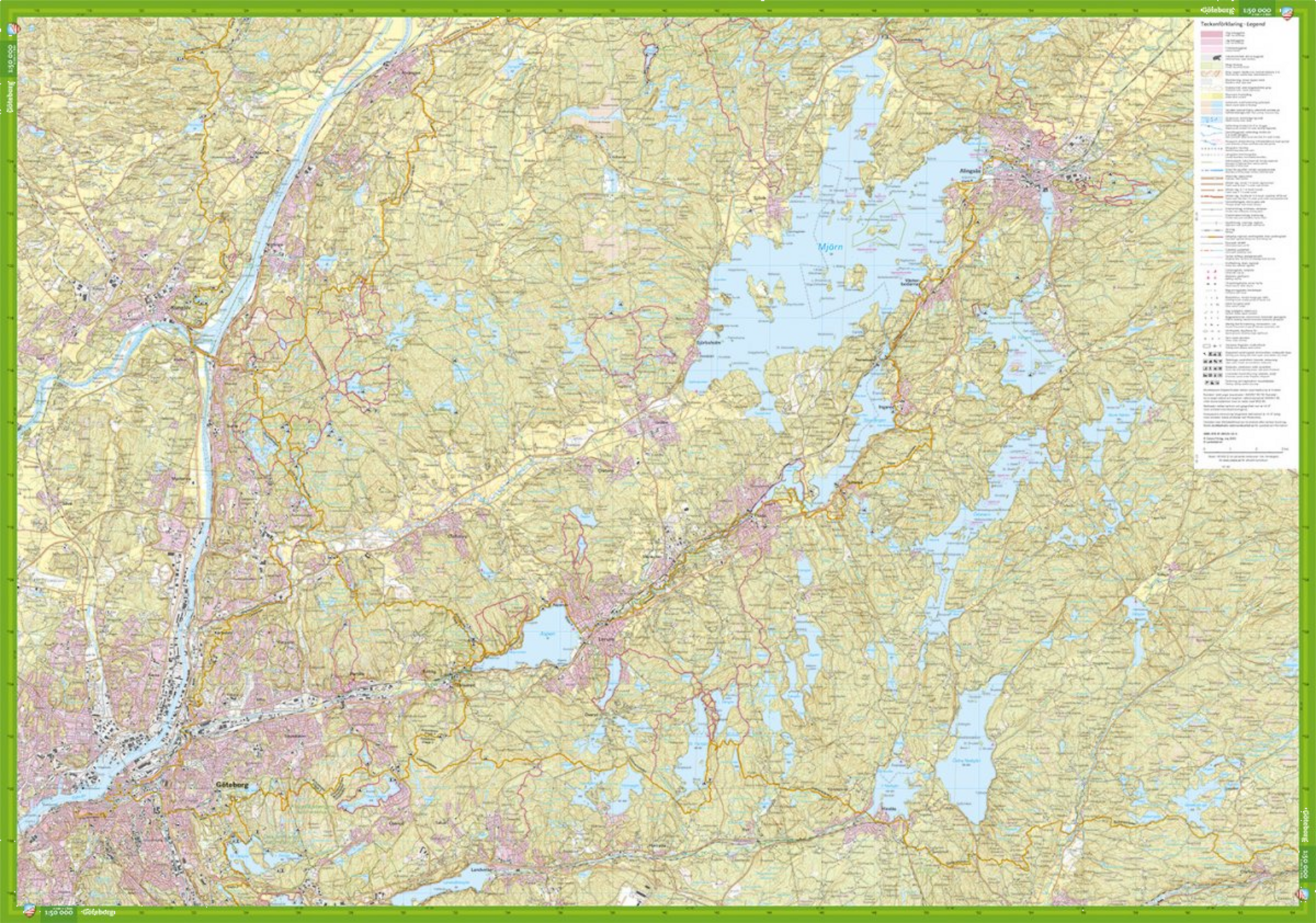 CALAZO, Norra Göteborg 1:50.000