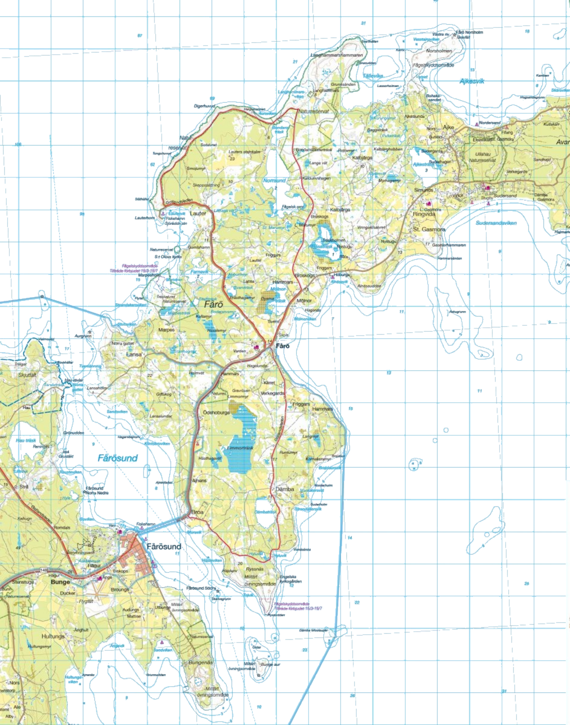 CALAZO, Norra Gotland 1:60 000
