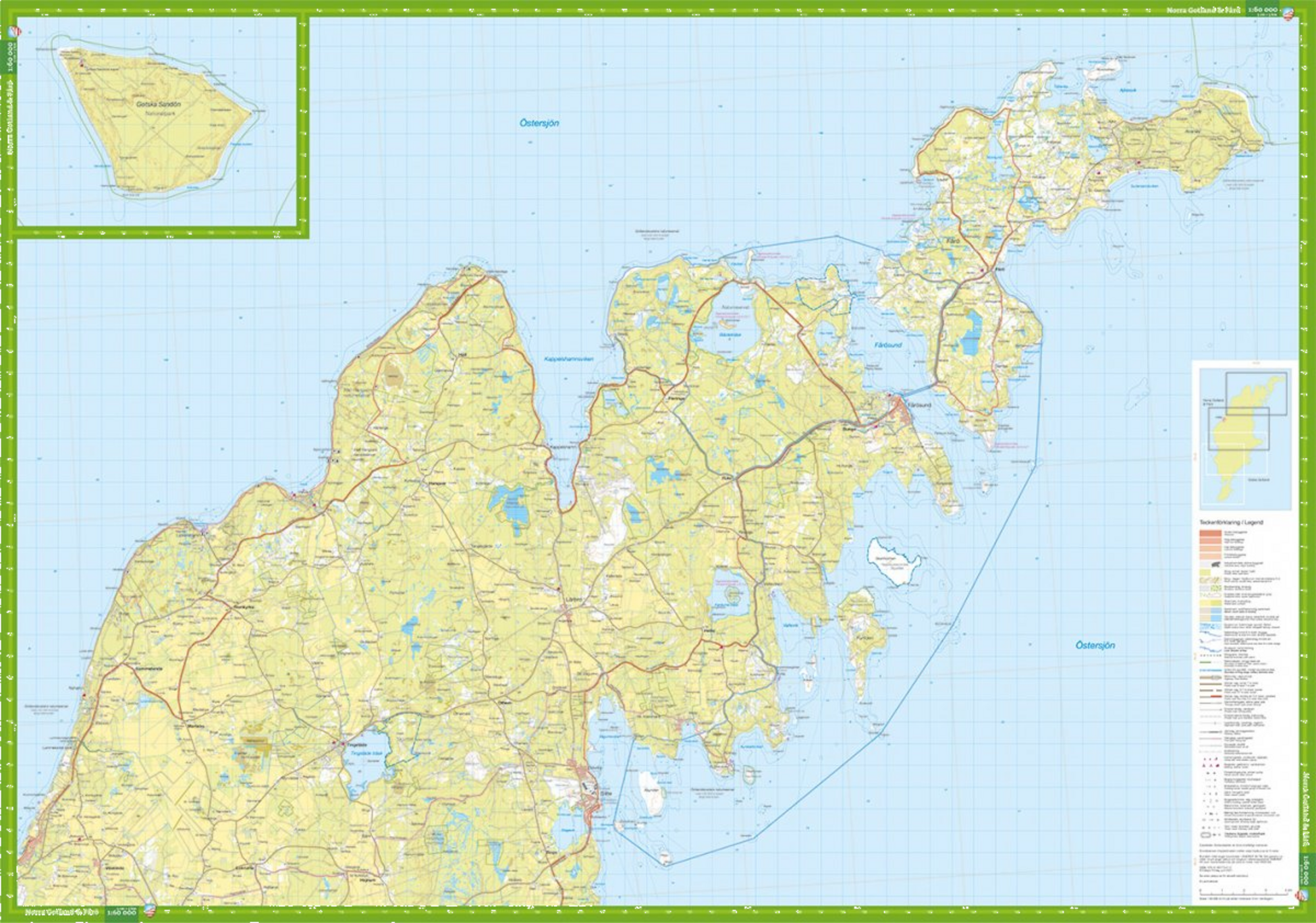 CALAZO, Norra Gotland 1:60 000