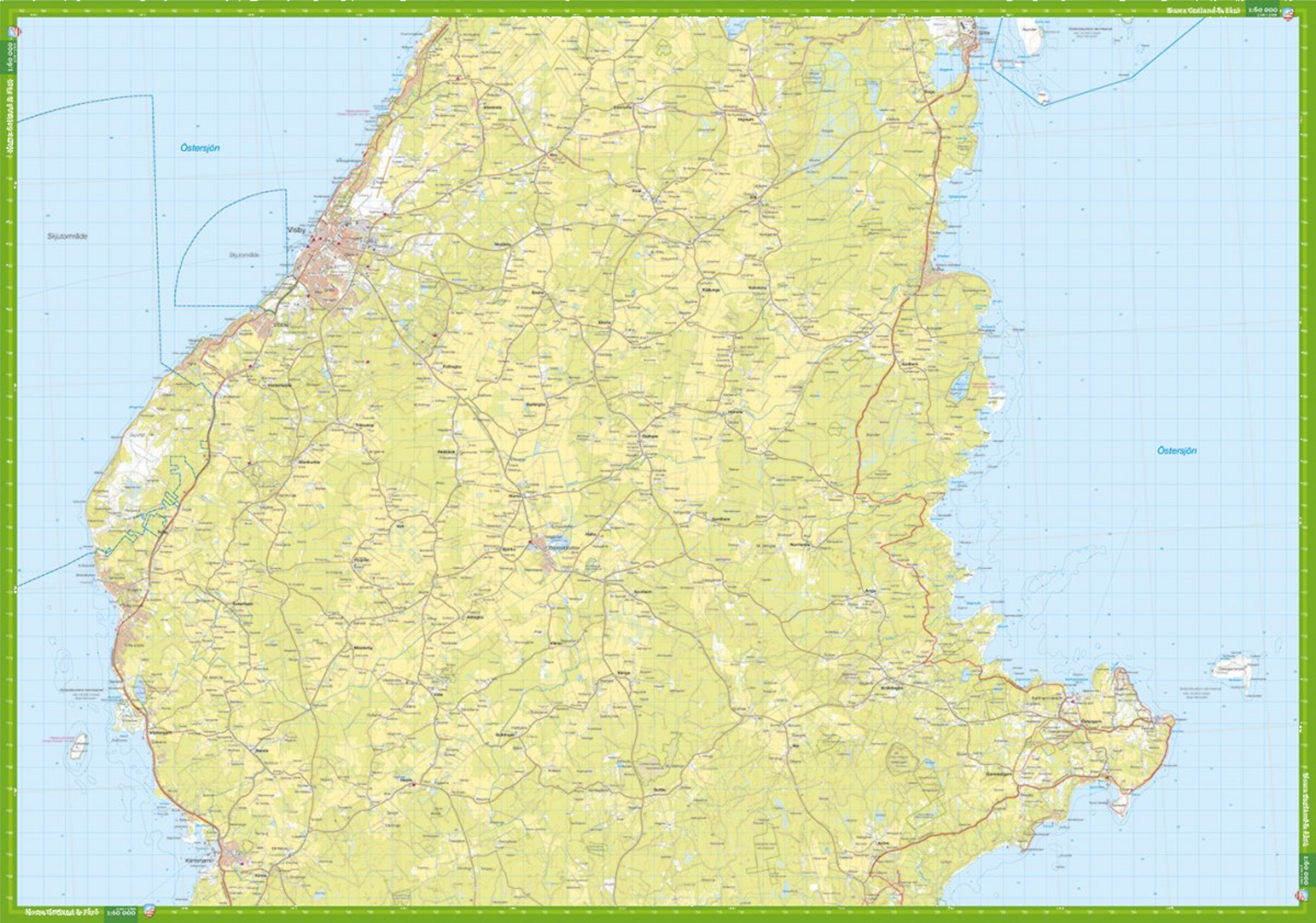 CALAZO, Norra Gotland 1:60 000