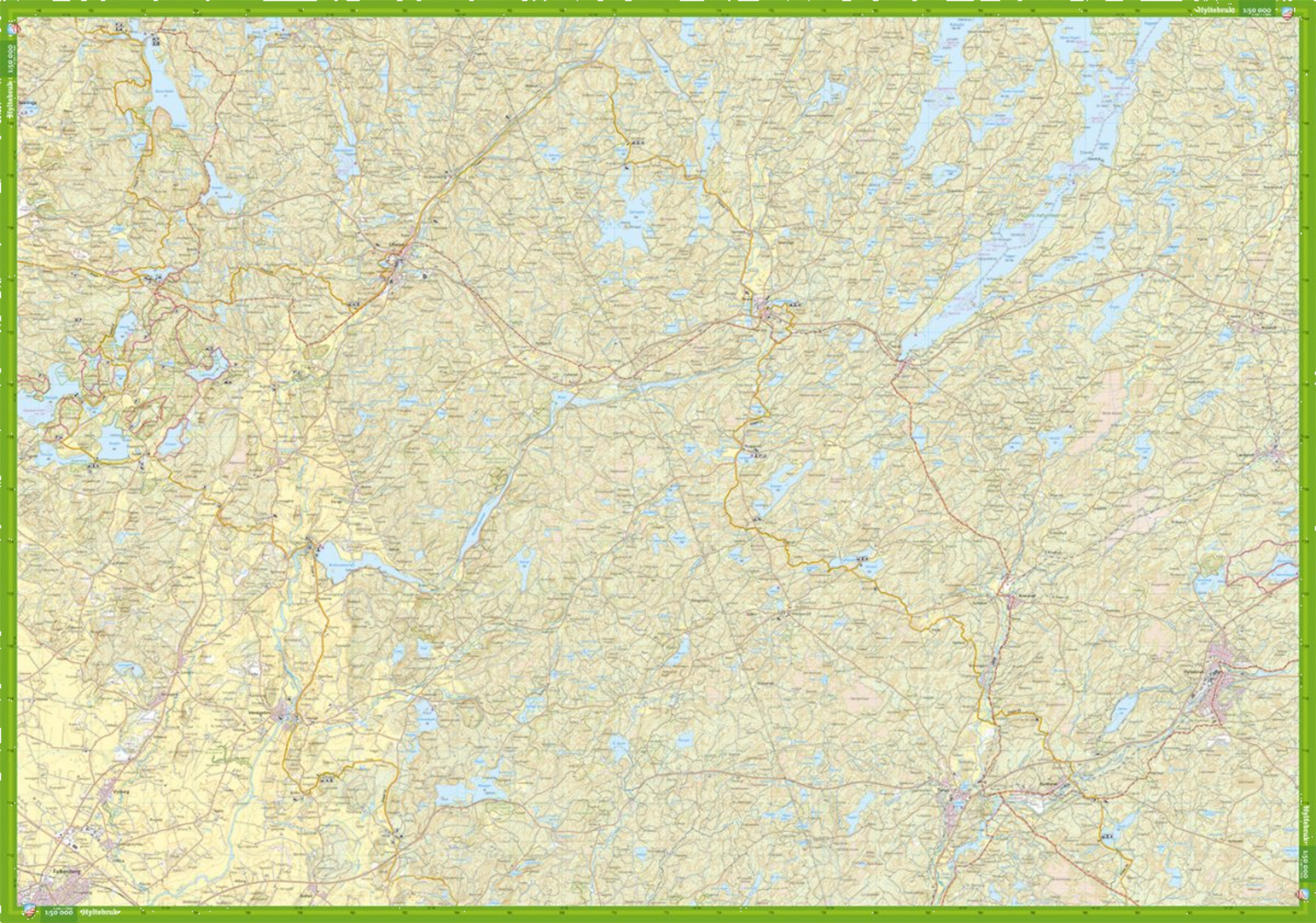 CALAZO, Norra Halland 1:50.000