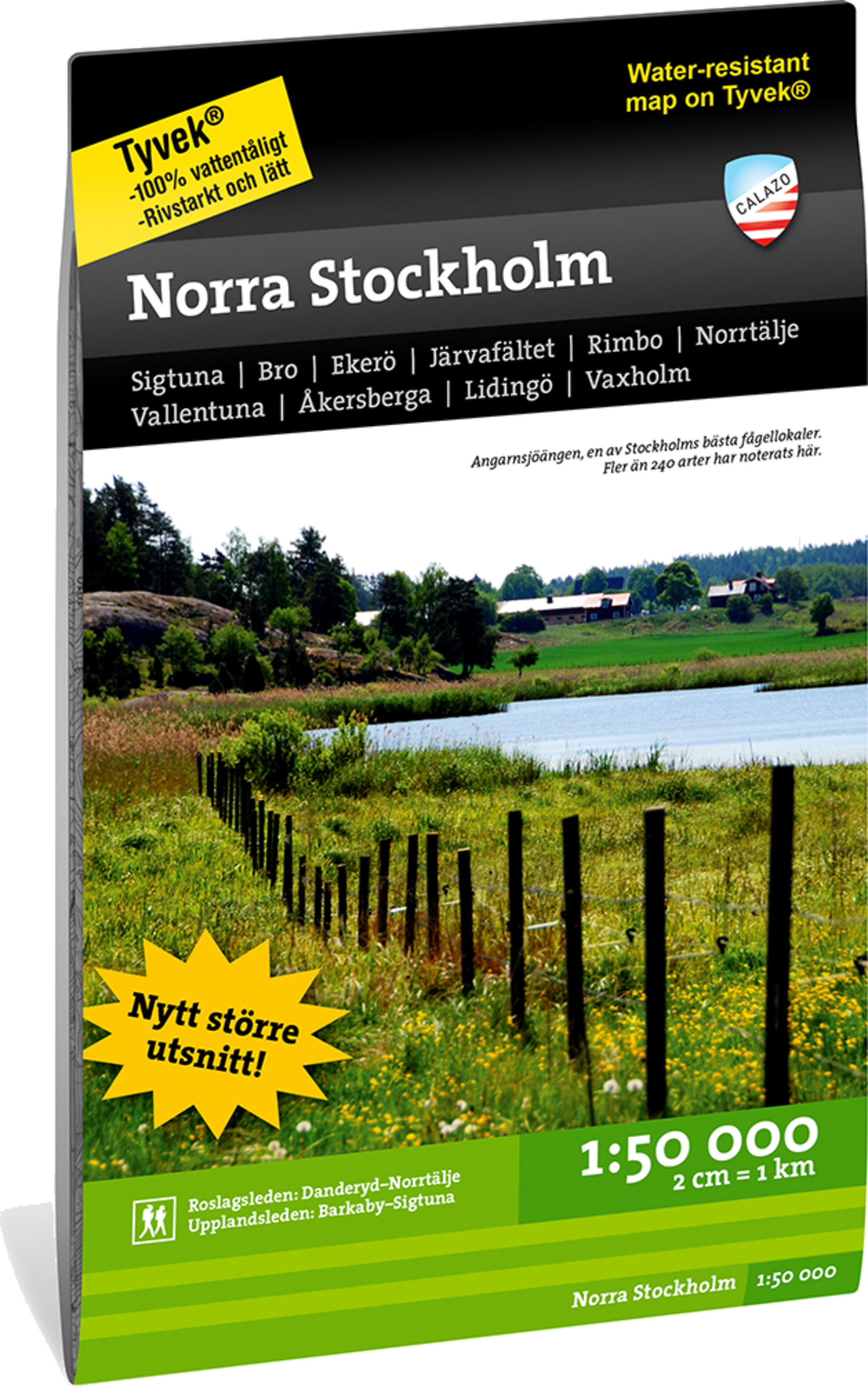 CALAZO, Norra Stockholm 1:50.000