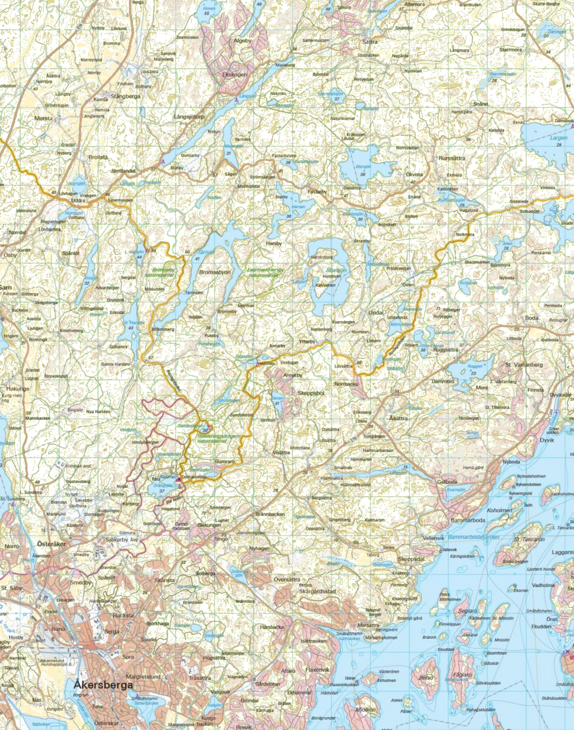 CALAZO, Norra Stockholm 1:50.000