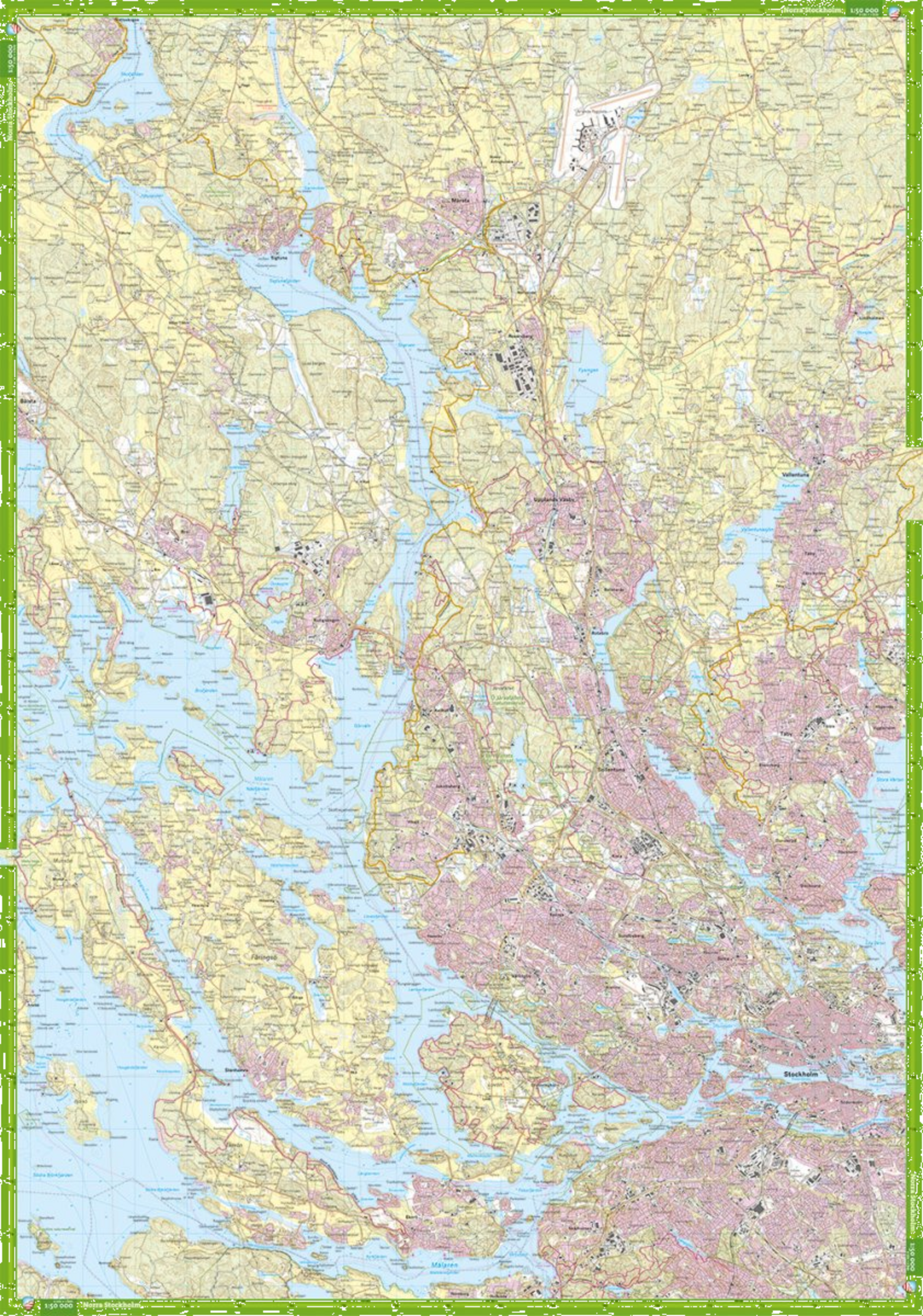 CALAZO, Norra Stockholm 1:50.000
