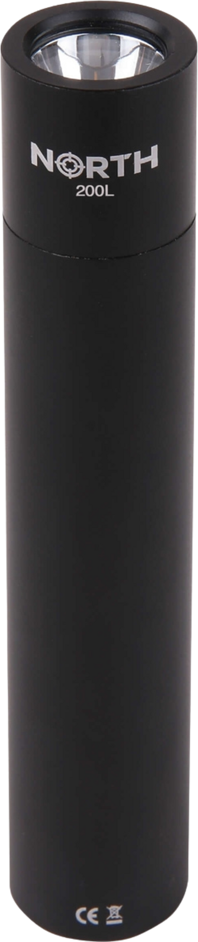 NORTH, North Flashlight 200lumen Black Aluminum 2w