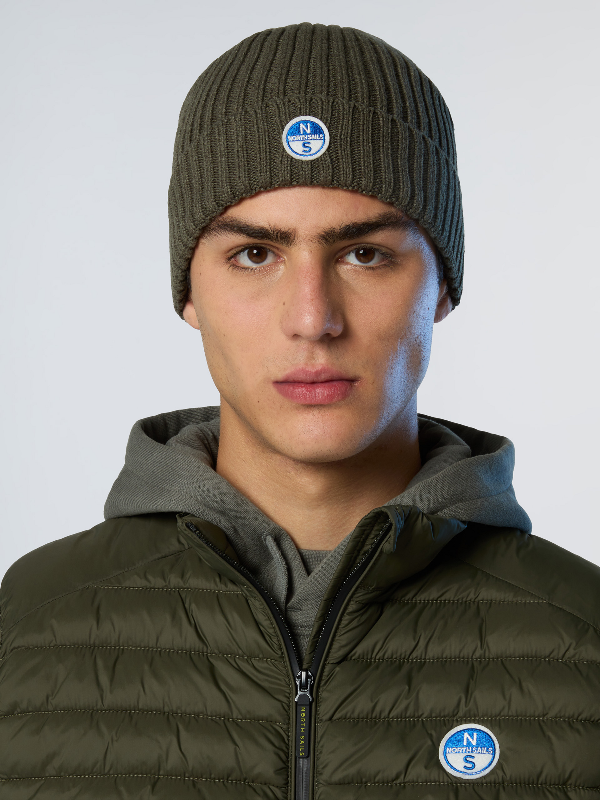 NORTH SAILS, North Sails Beanie Ribbed Knit With Fleece Lining