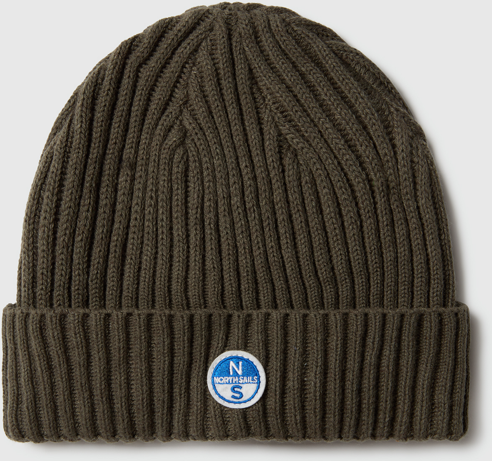 NORTH SAILS, North Sails Beanie Wide-rib Knit With Logo Patch