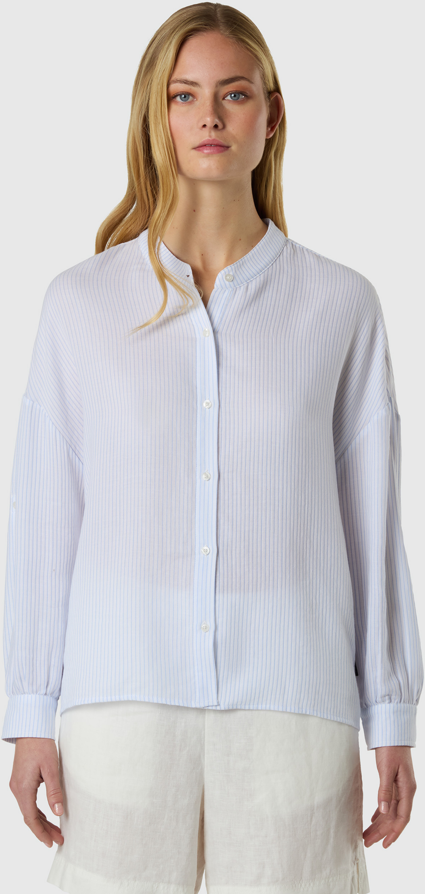 NORTH SAILS, North Sails Blouse Mandarin Collar