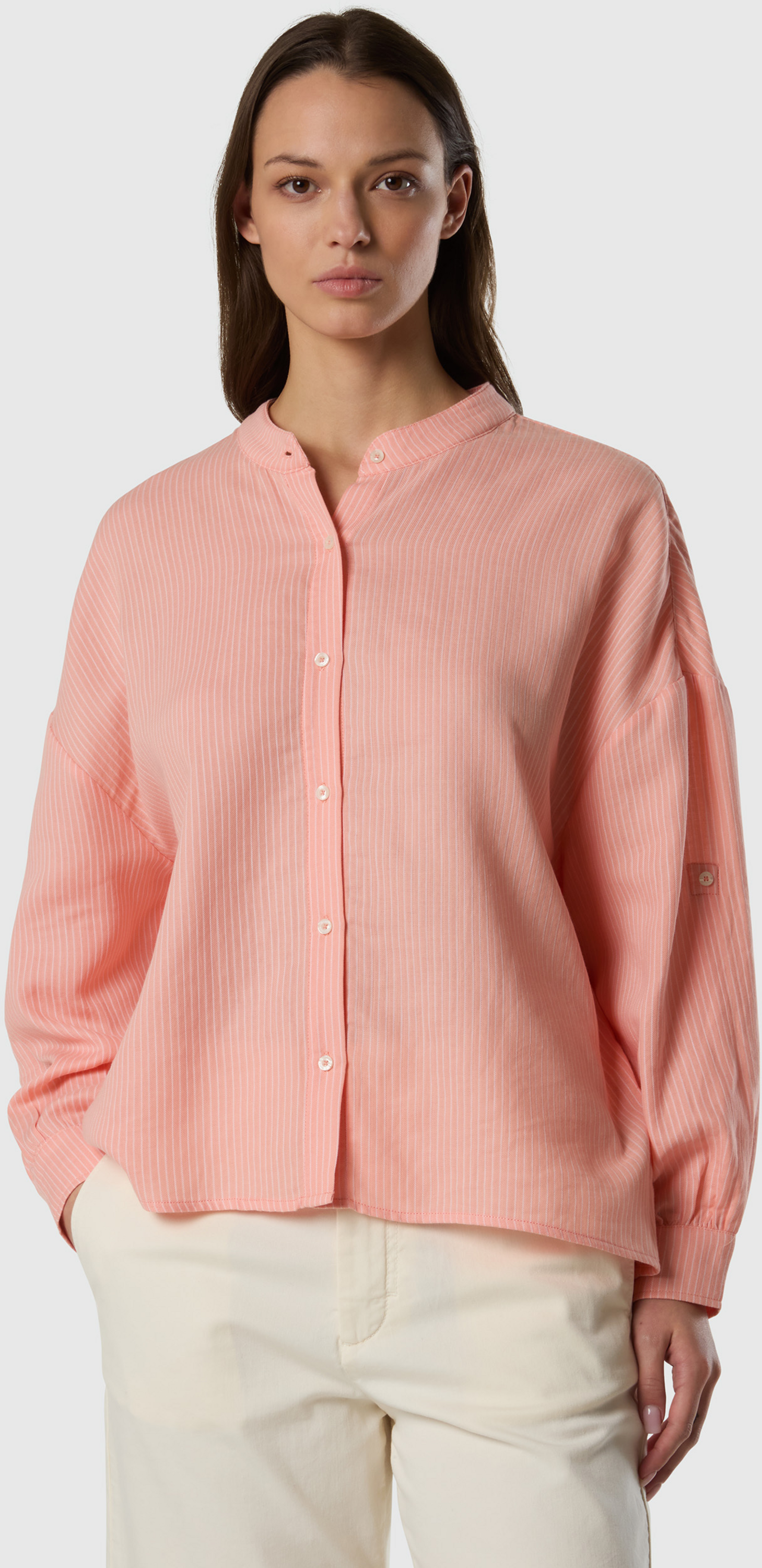 NORTH SAILS, North Sails Blouse Mandarin Collar