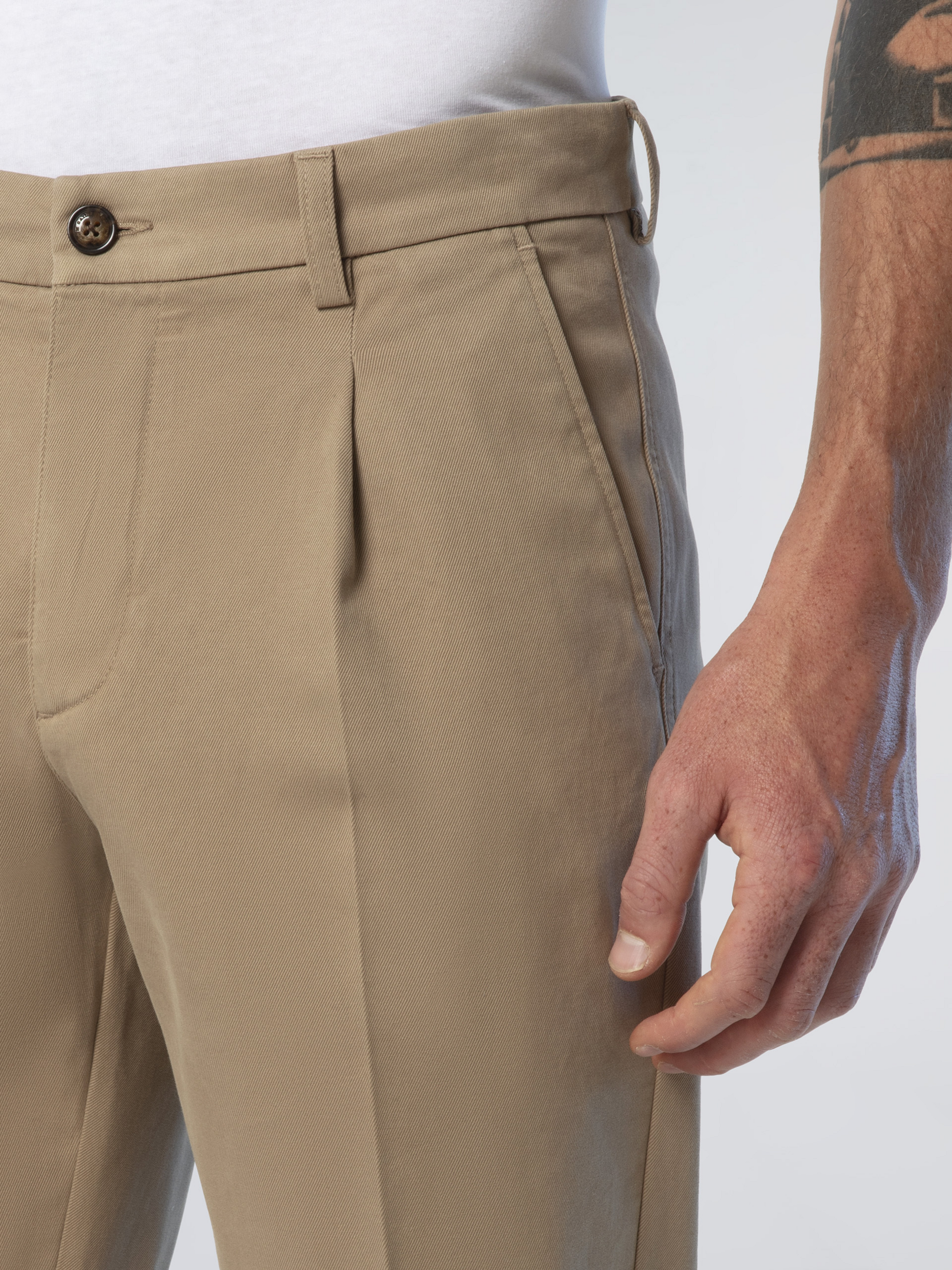 NORTH SAILS, North Sails Chinos Defender Pleated Gabardine