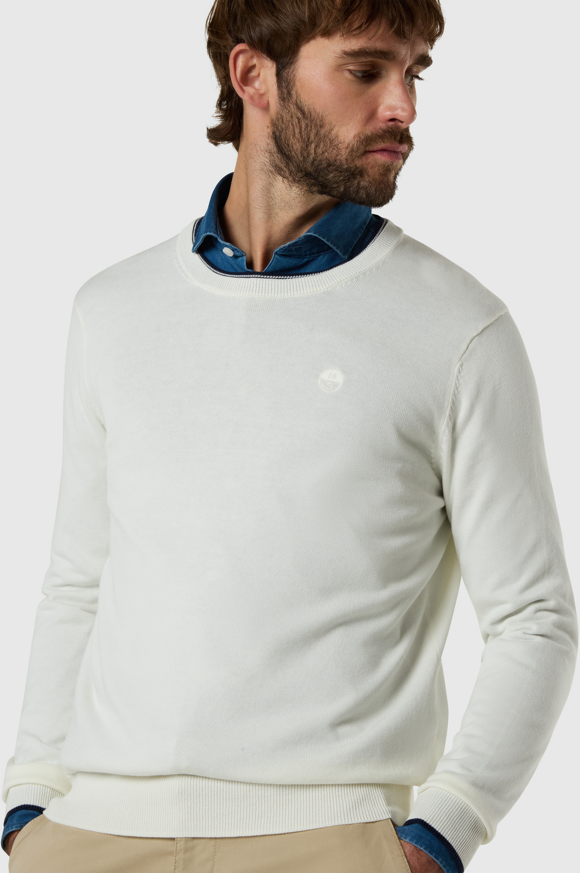 NORTH SAILS, North Sails Crew-neck Sweater With Tonal Logo