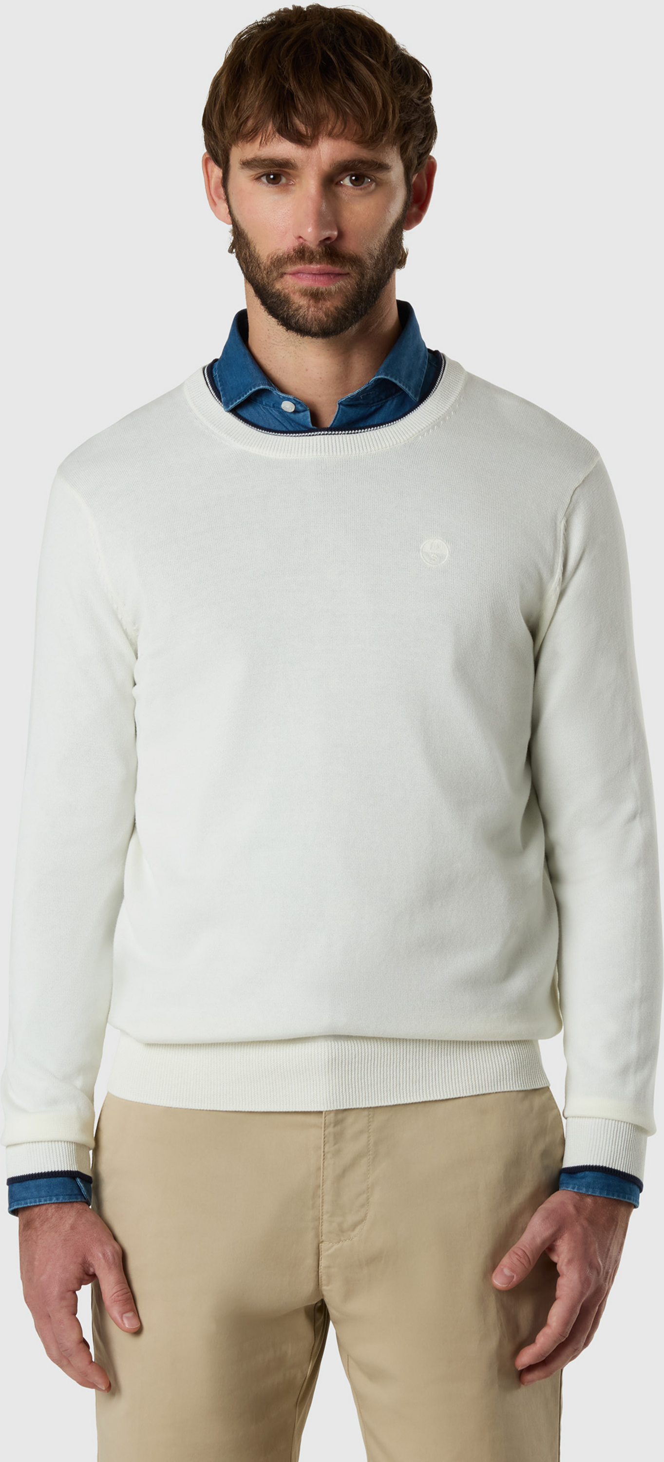 NORTH SAILS, North Sails Crew-neck Sweater With Tonal Logo