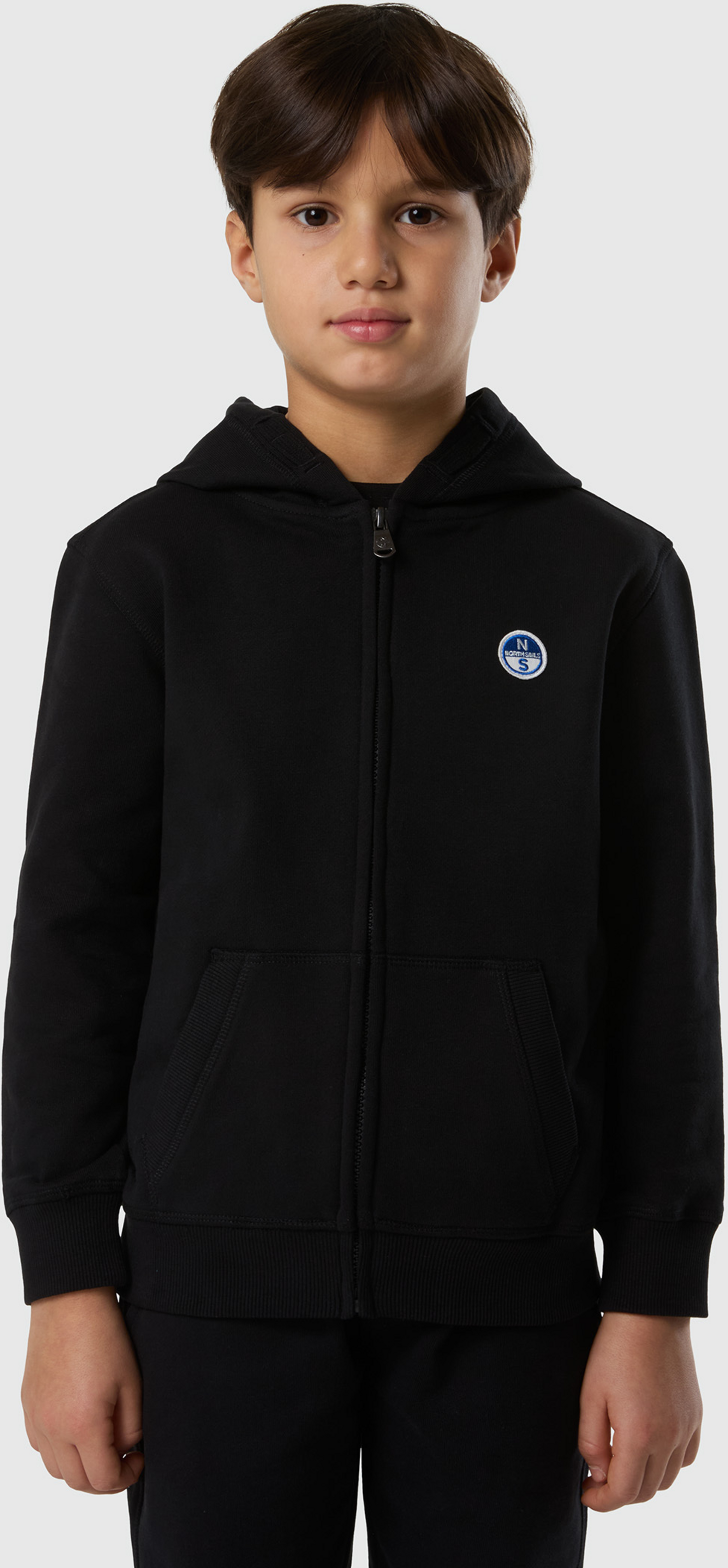 NORTH SAILS, North Sails Full-zip Hoodie With Logo Patch