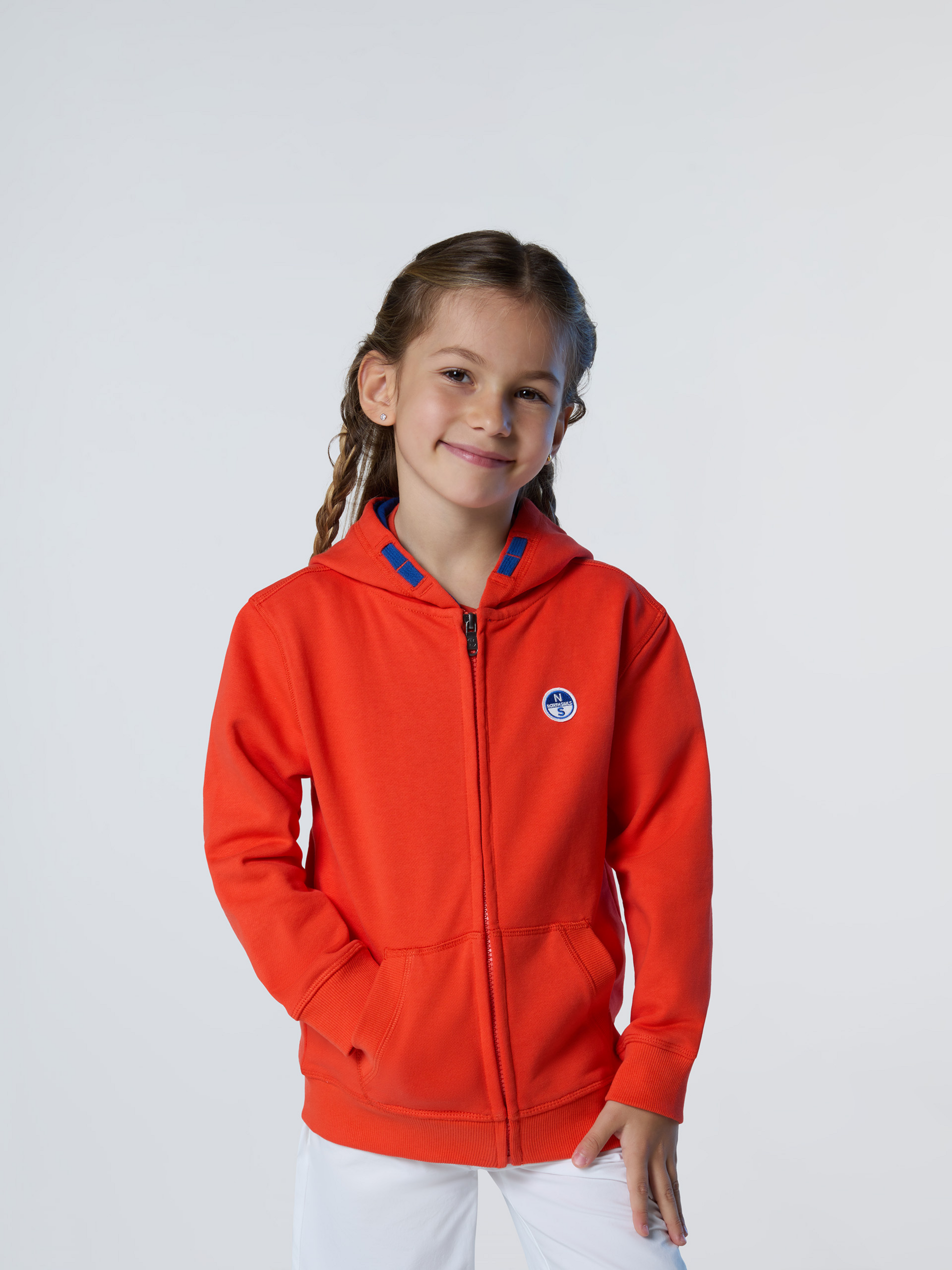NORTH SAILS, North Sails Full-zip Hoodie With Logo Patch
