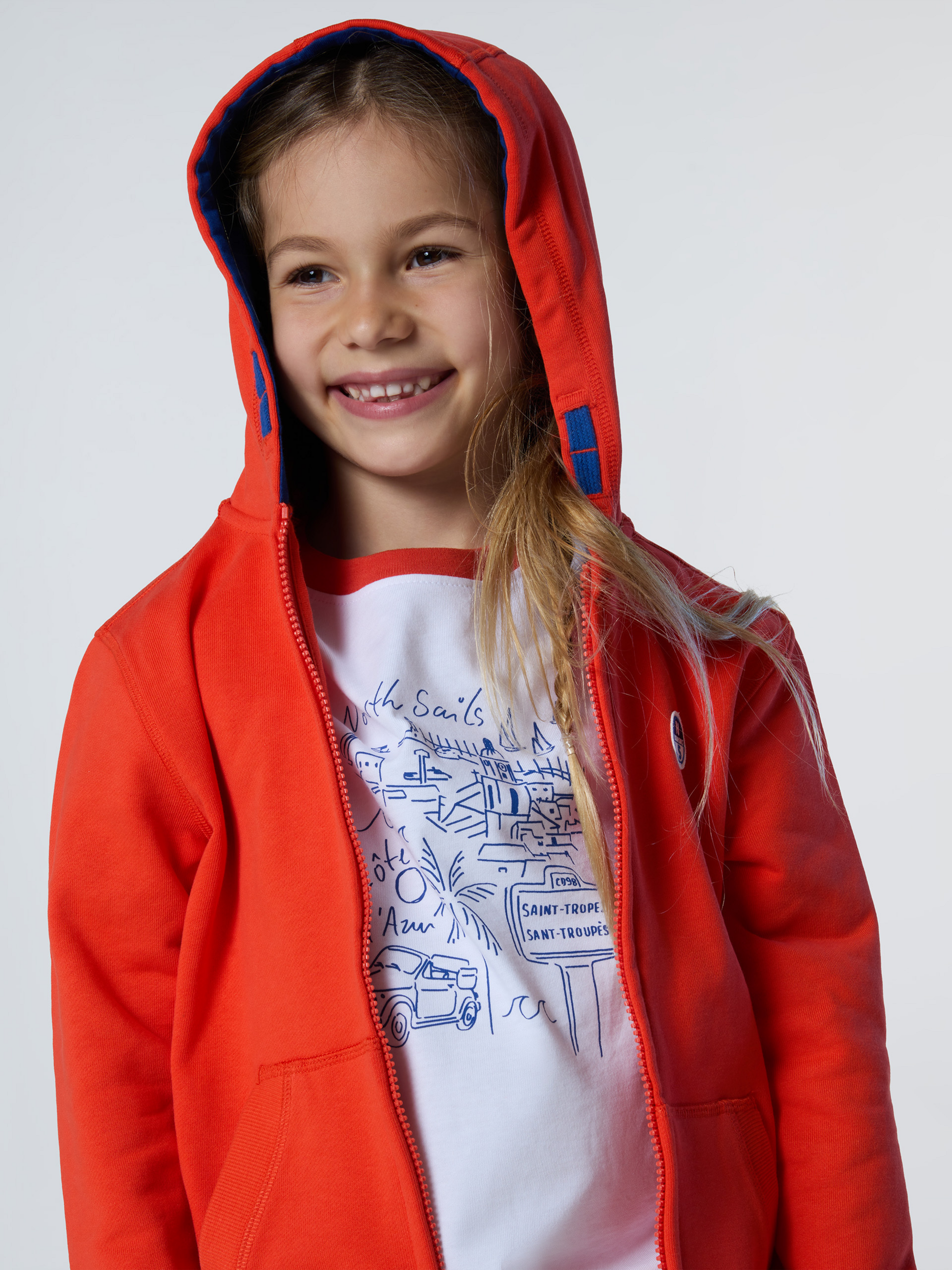 NORTH SAILS, North Sails Full-zip Hoodie With Logo Patch