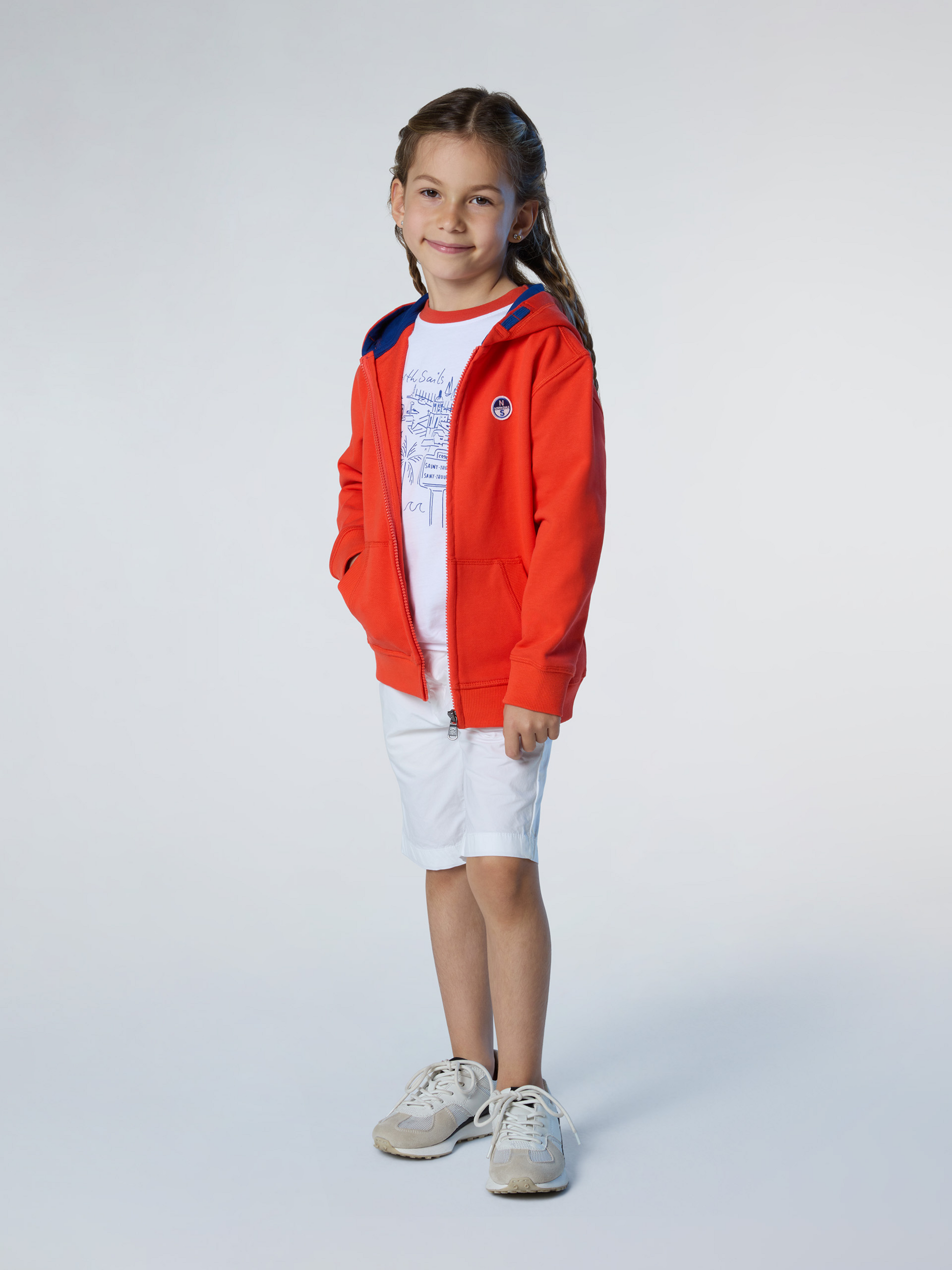 NORTH SAILS, North Sails Full-zip Hoodie With Logo Patch