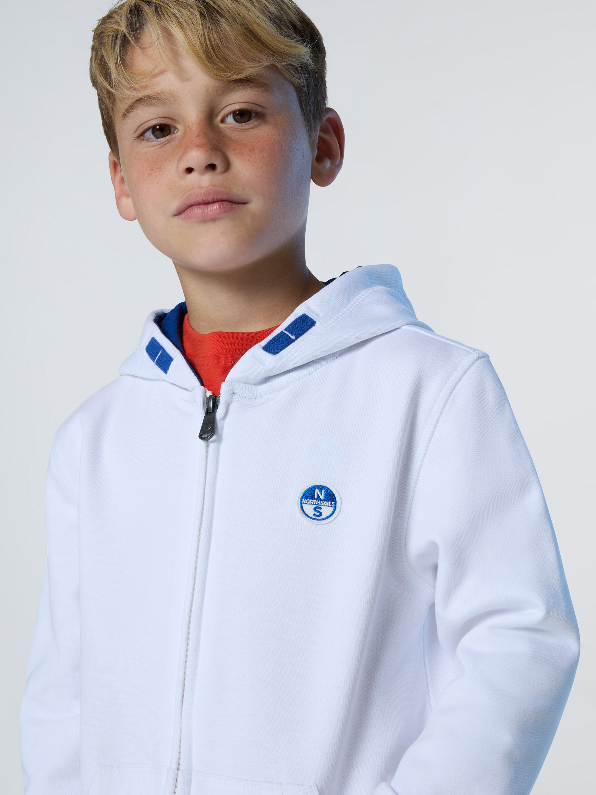 NORTH SAILS, North Sails Full-zip Hoodie With Logo Patch