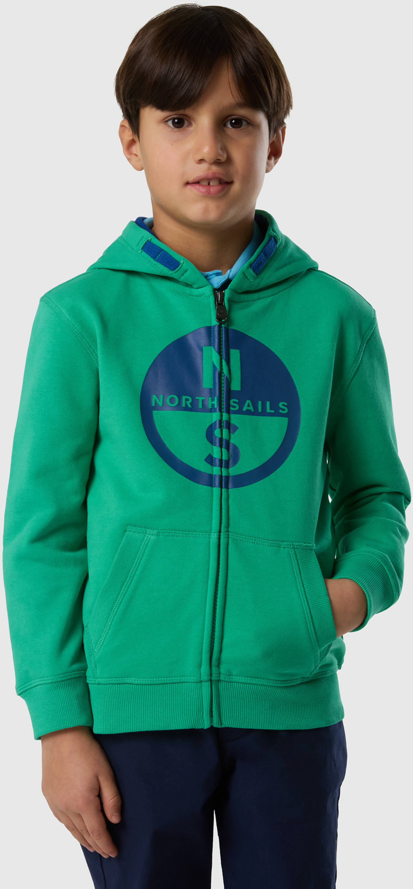 NORTH SAILS, North Sails Full-zip Hoodie With Maxi Logo