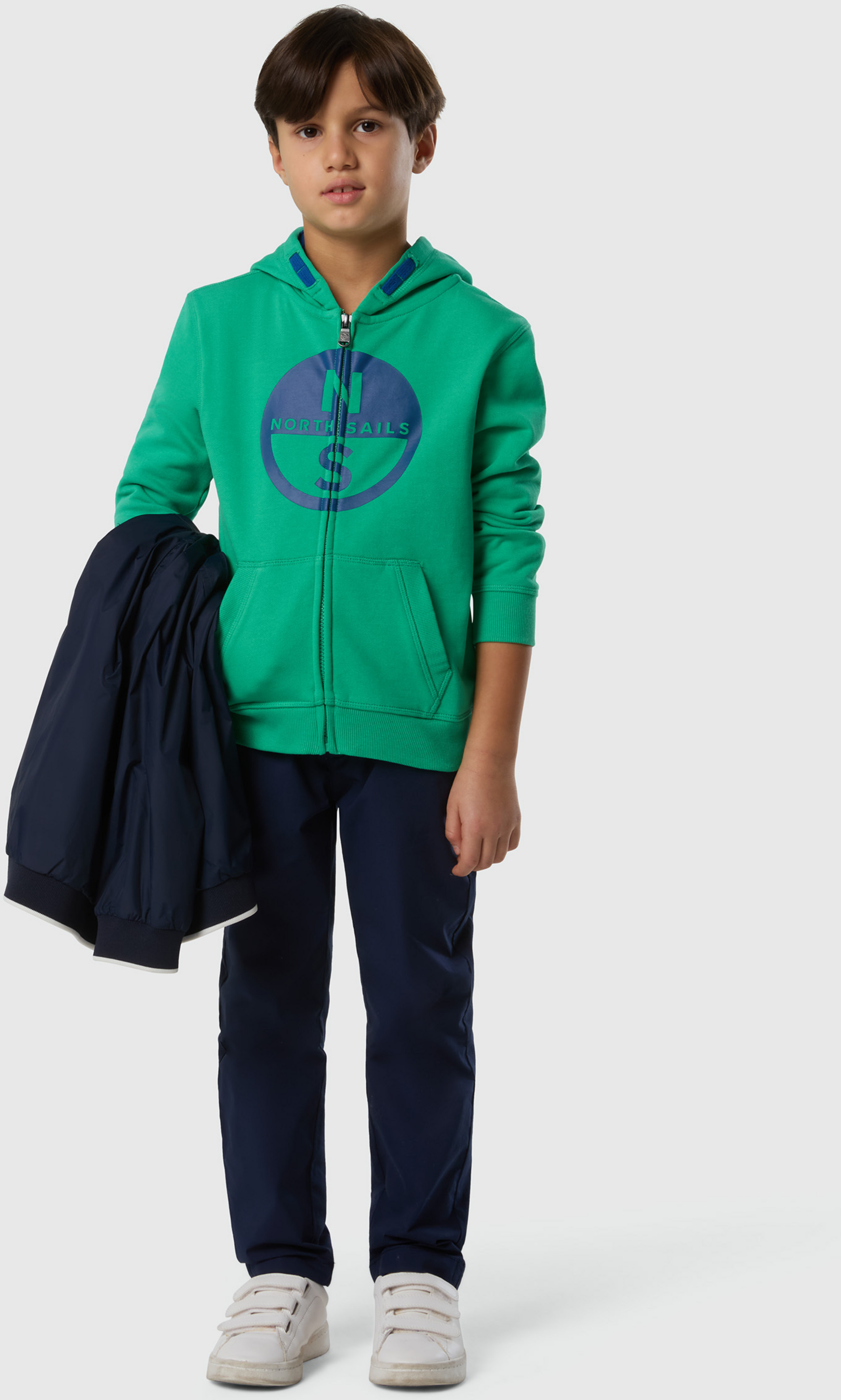 NORTH SAILS, North Sails Full-zip Hoodie With Maxi Logo