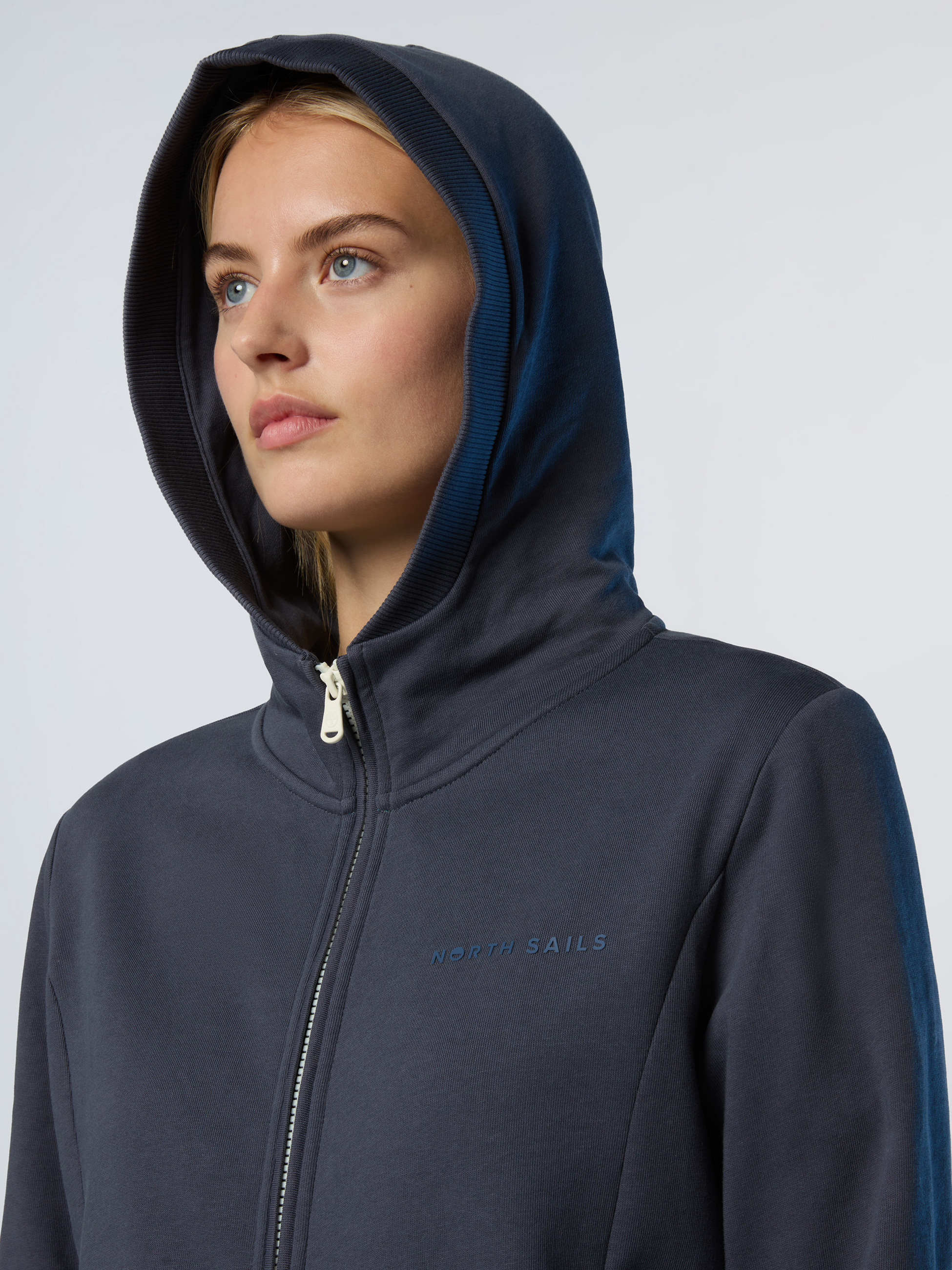 NORTH SAILS, North Sails Full-zip Hoodie With Tonal Logo
