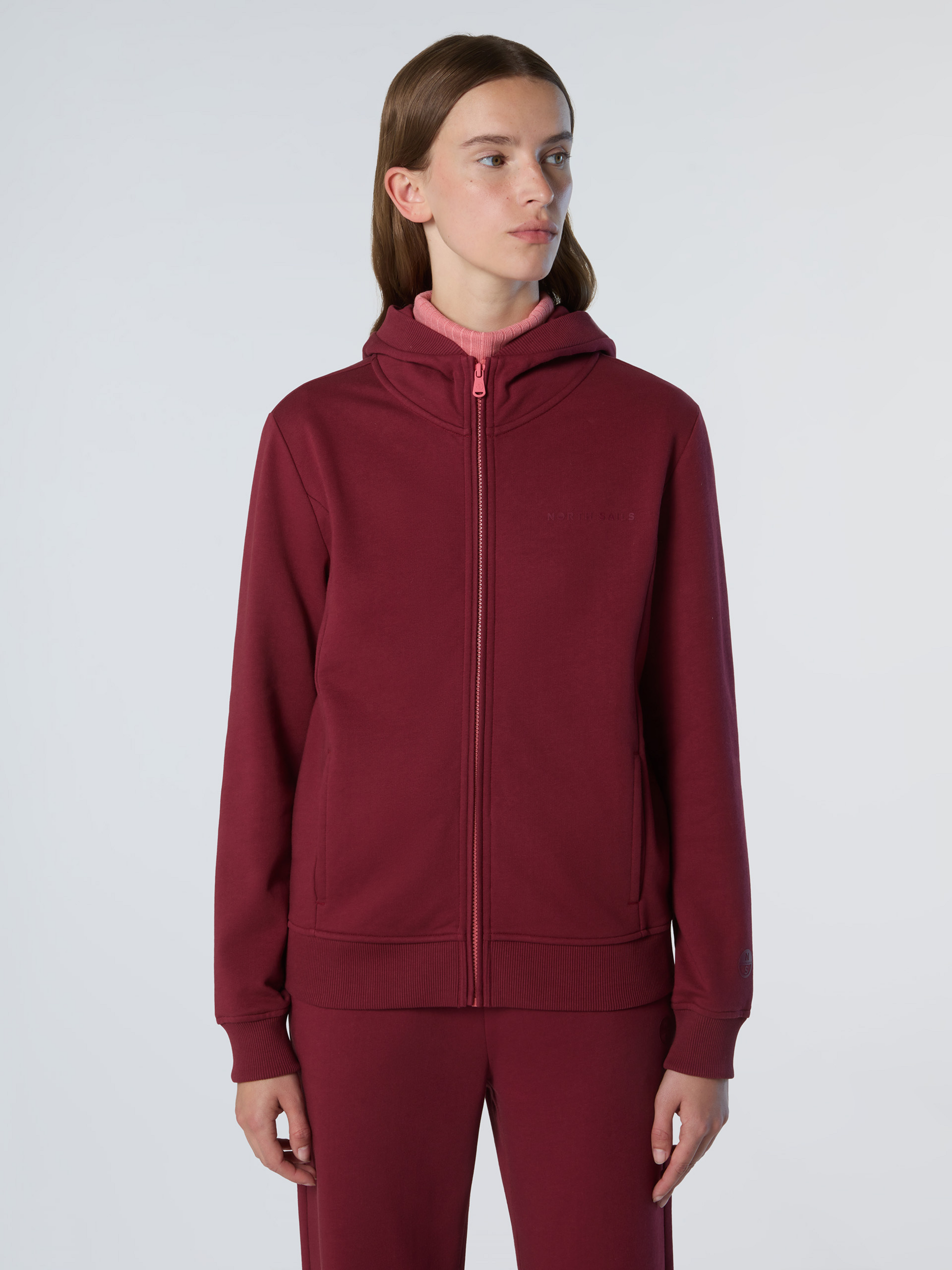 NORTH SAILS, North Sails Full-zip Hoodie With Tonal Logo