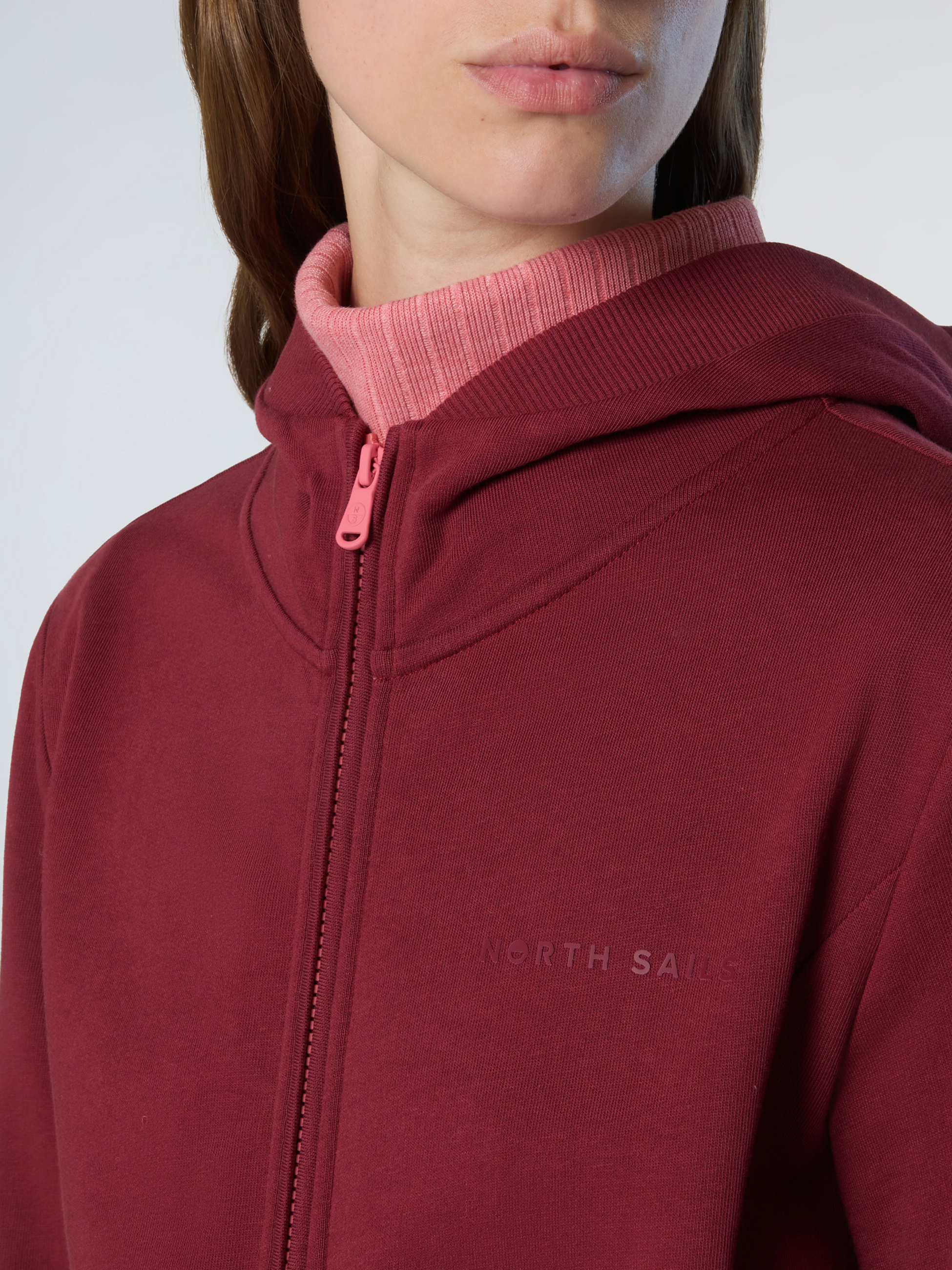 NORTH SAILS, North Sails Full-zip Hoodie With Tonal Logo