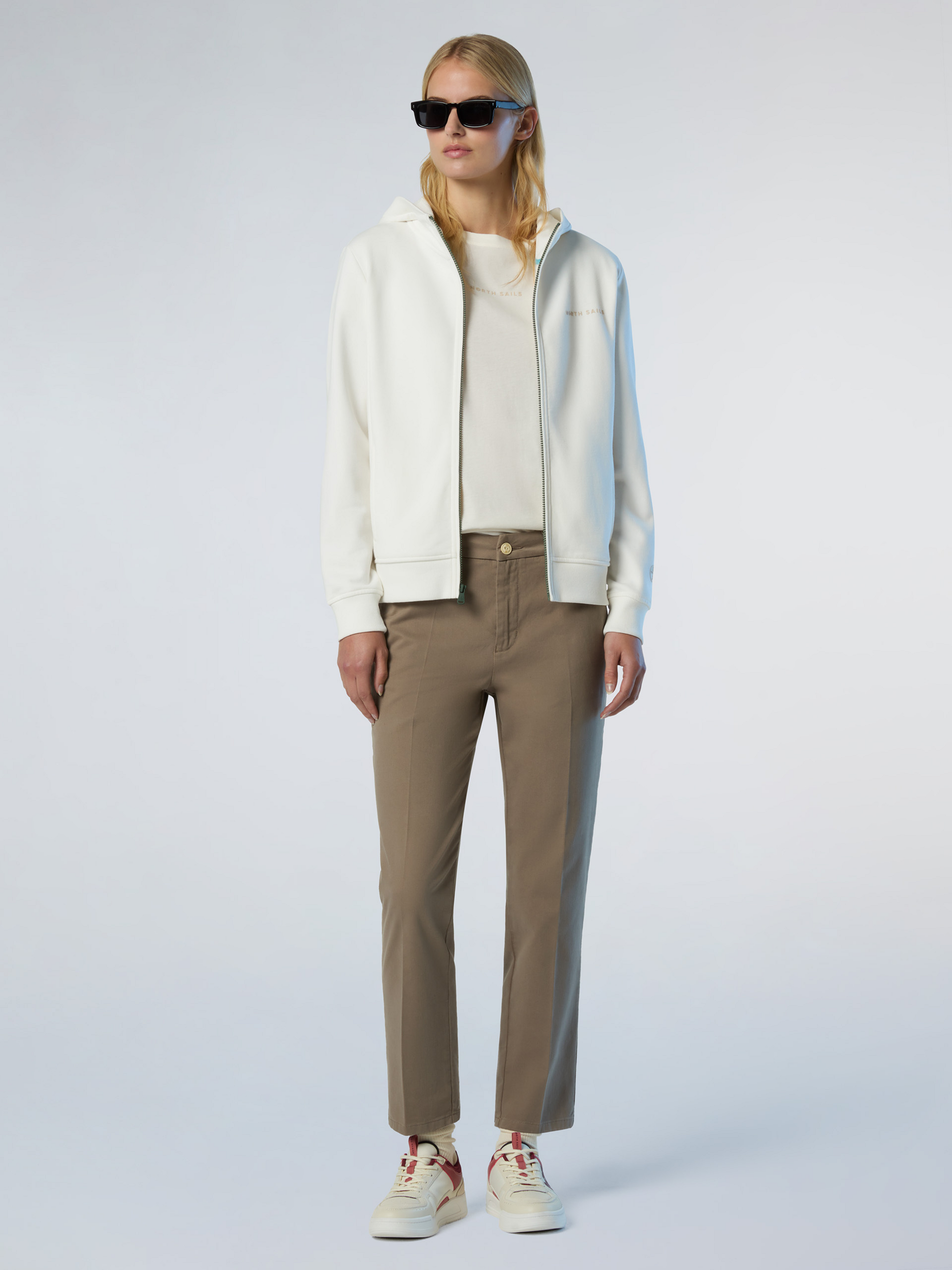 NORTH SAILS, North Sails Full-zip Hoodie With Tonal Logo