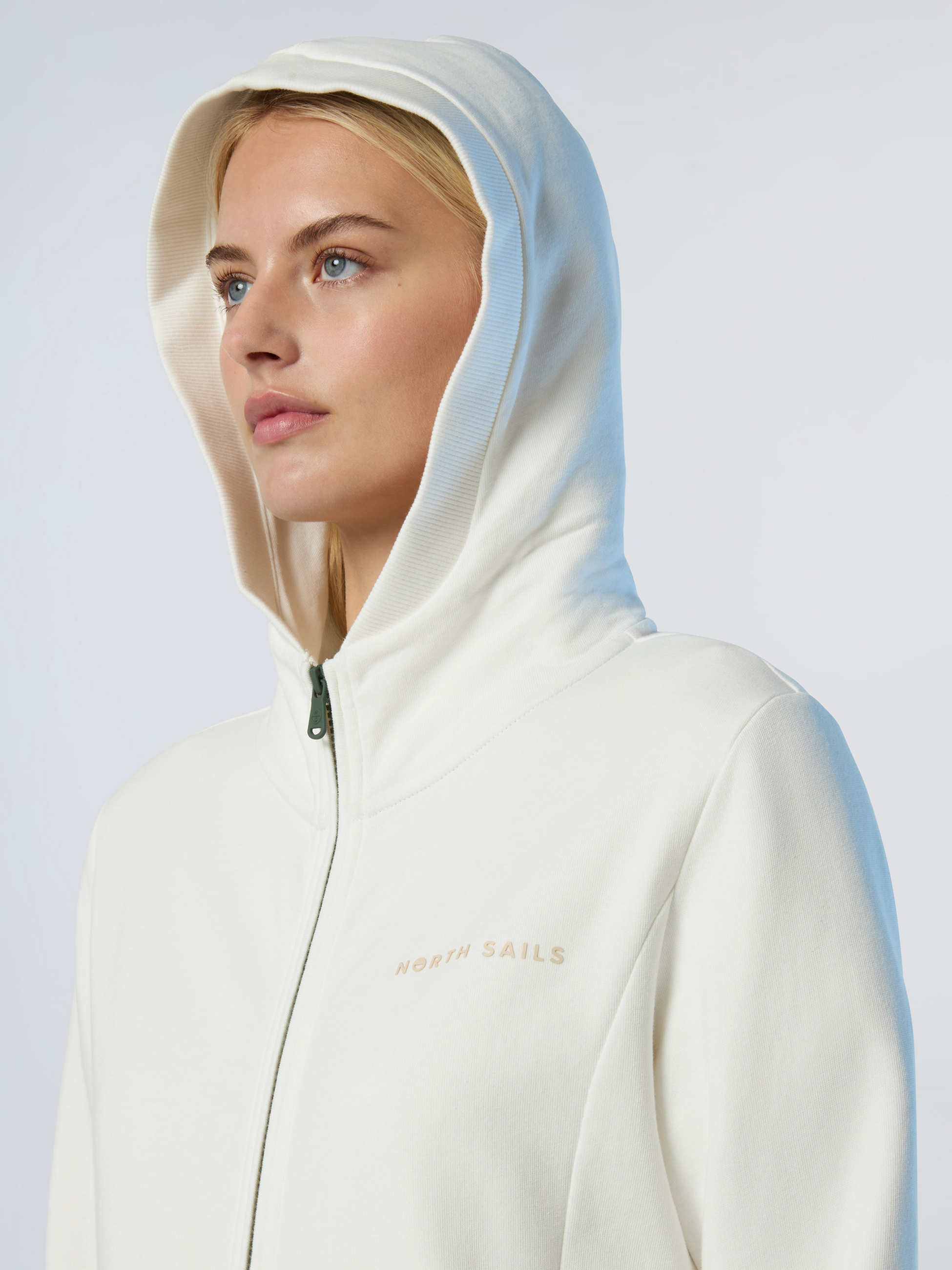 NORTH SAILS, North Sails Full-zip Hoodie With Tonal Logo
