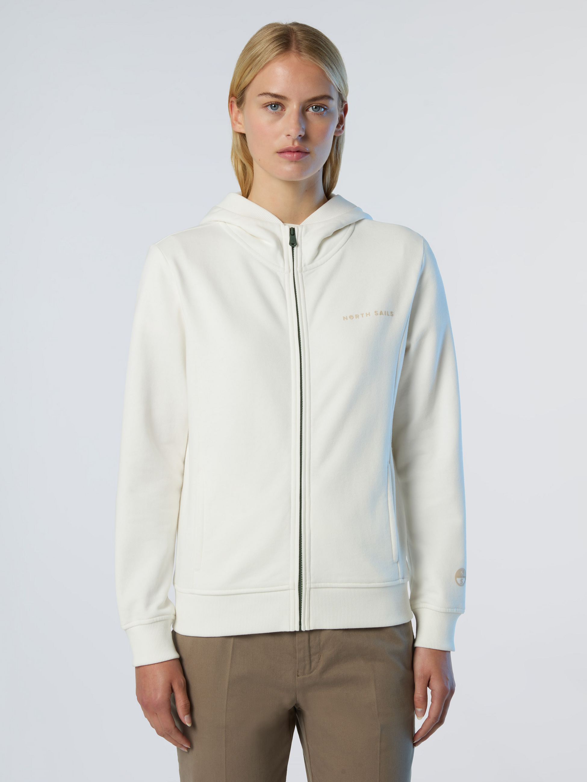 NORTH SAILS, North Sails Full-zip Hoodie With Tonal Logo