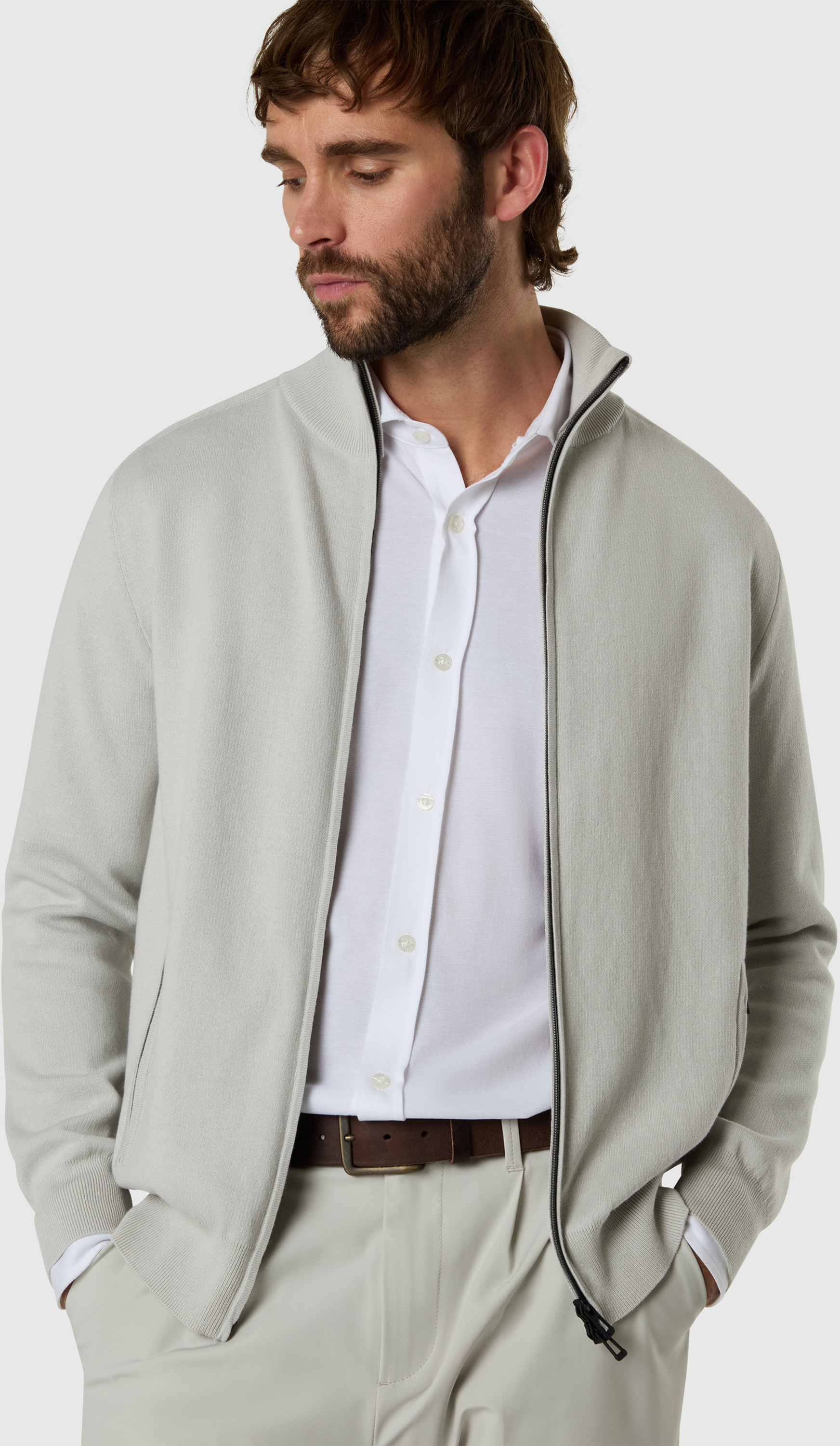 NORTH SAILS, North Sails Full-zip Sweater Bonded