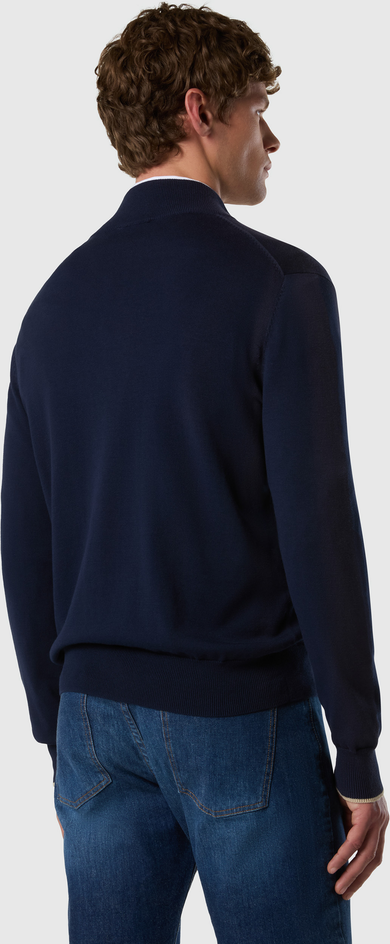 NORTH SAILS, North Sails Full-zip Sweater With Tonal Logo